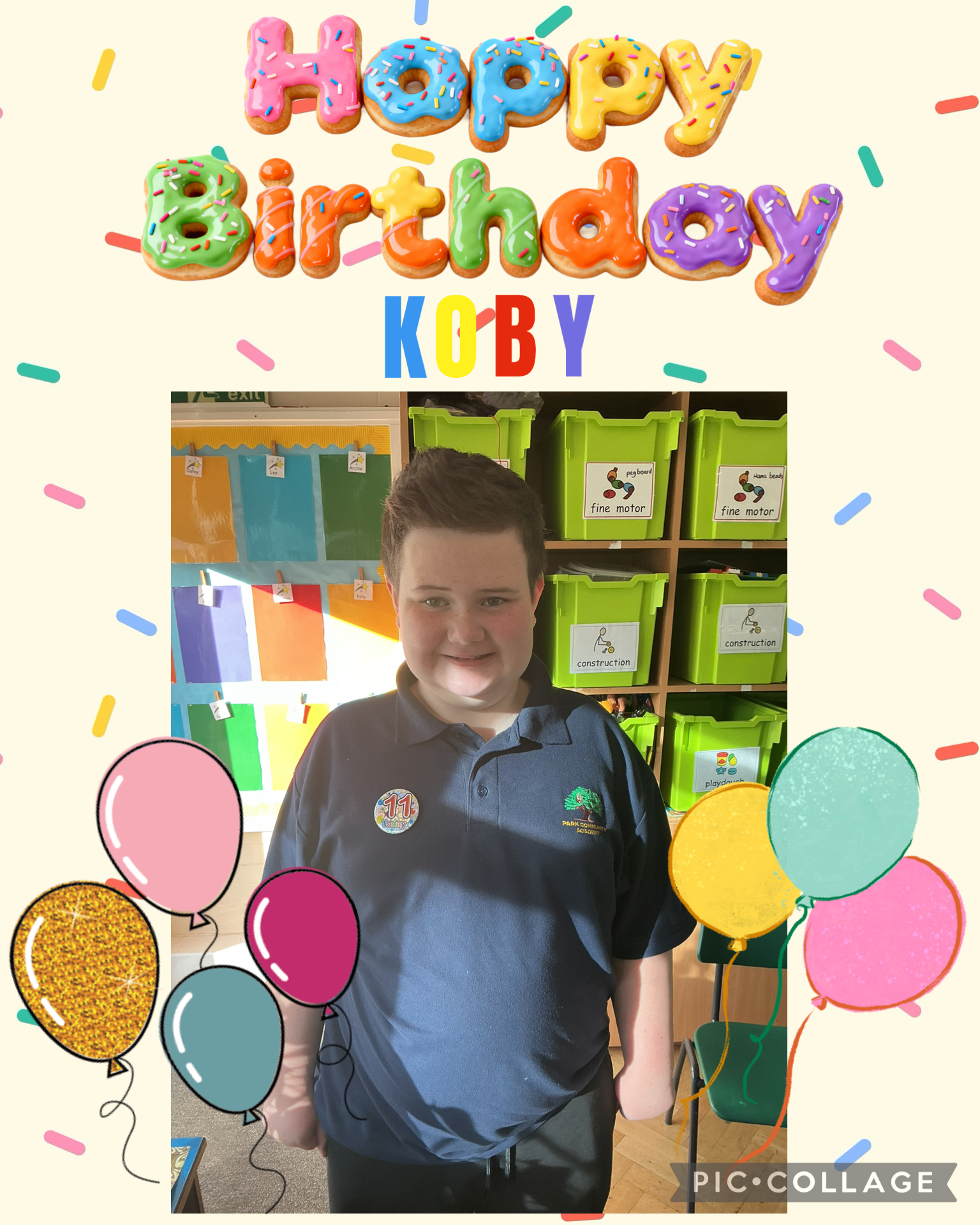 Image of Happy Birthday Koby 🥳🎉
