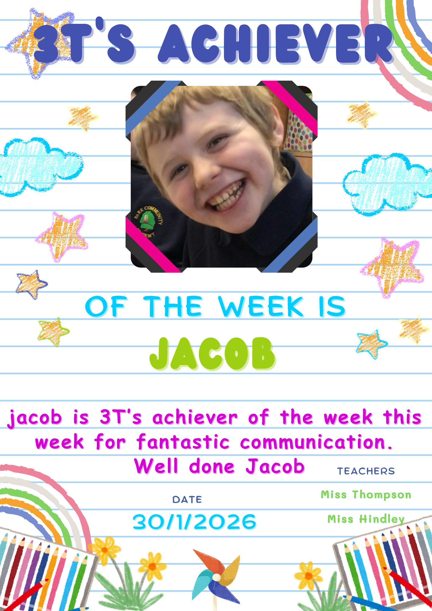 Image of ⭐️ Achiever of the week ⭐️