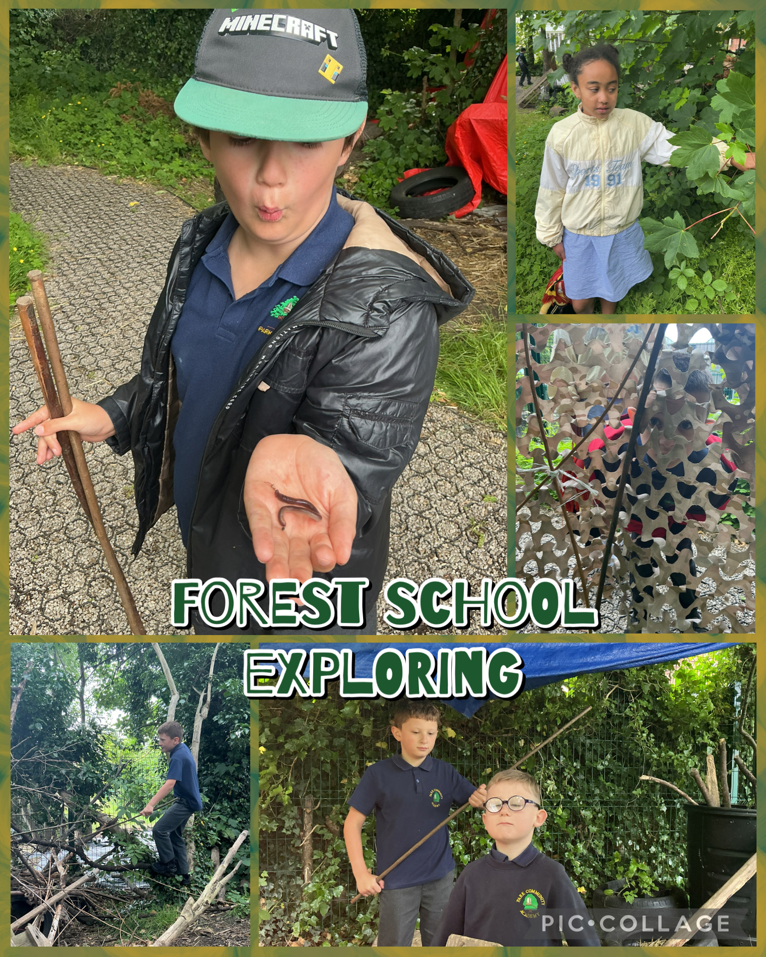 Image of Time in the forest school!