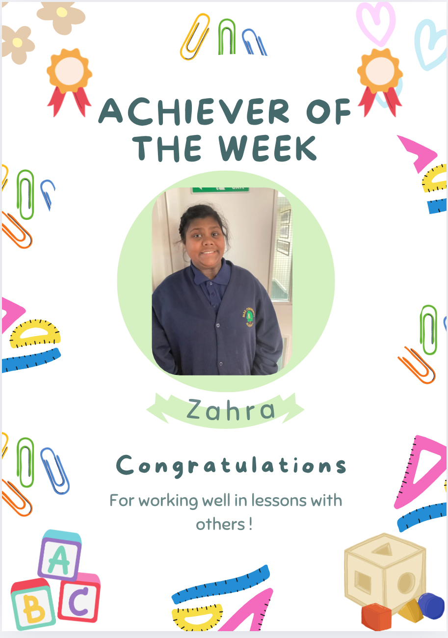 Image of Achiever of the Week