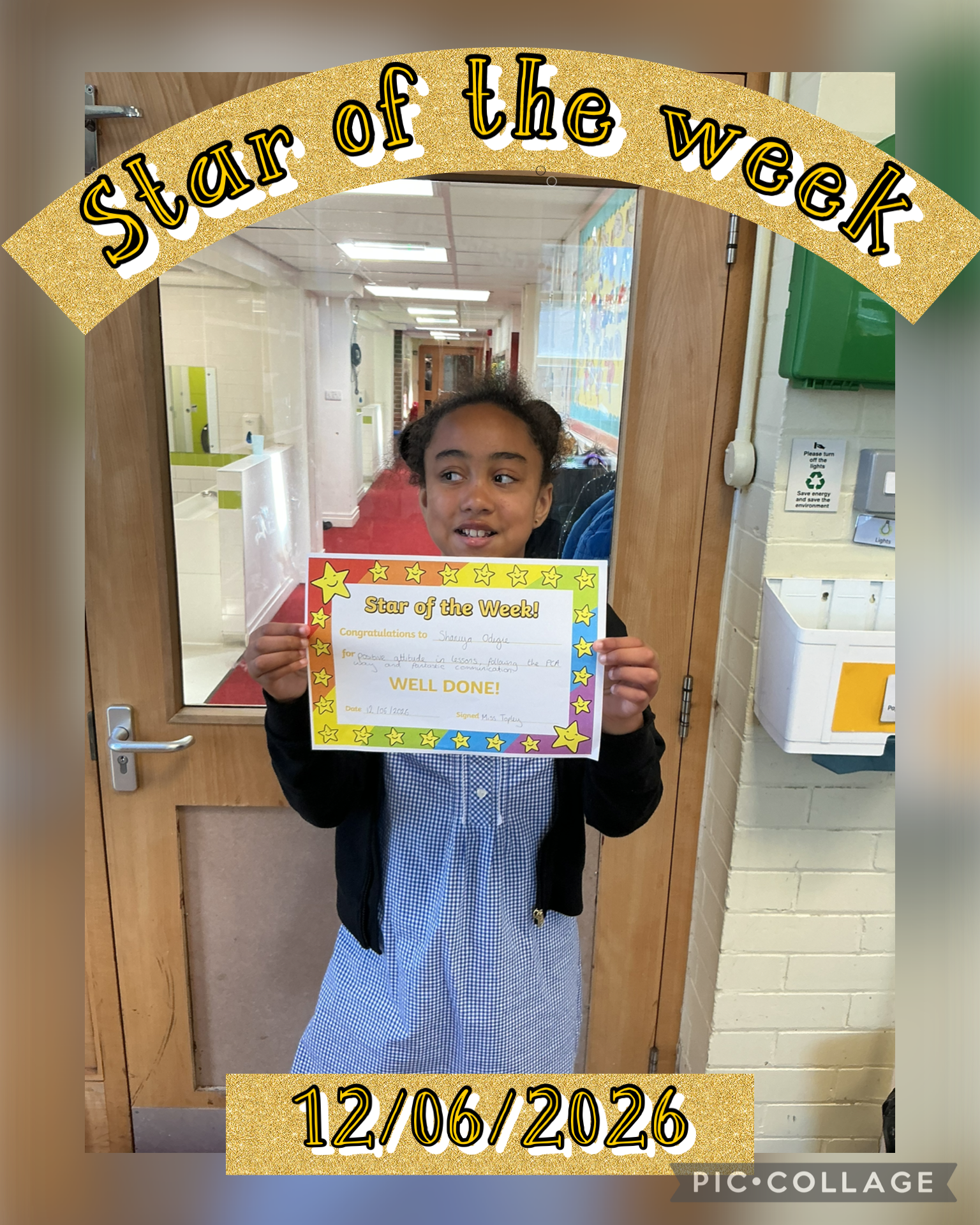 Image of Star of the week!