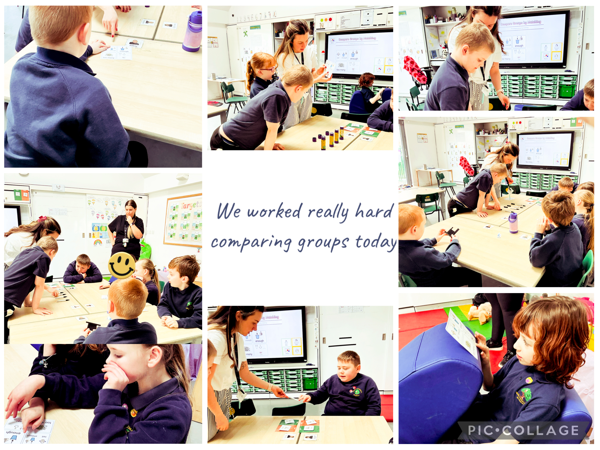 Image of Comparing groups of objects 