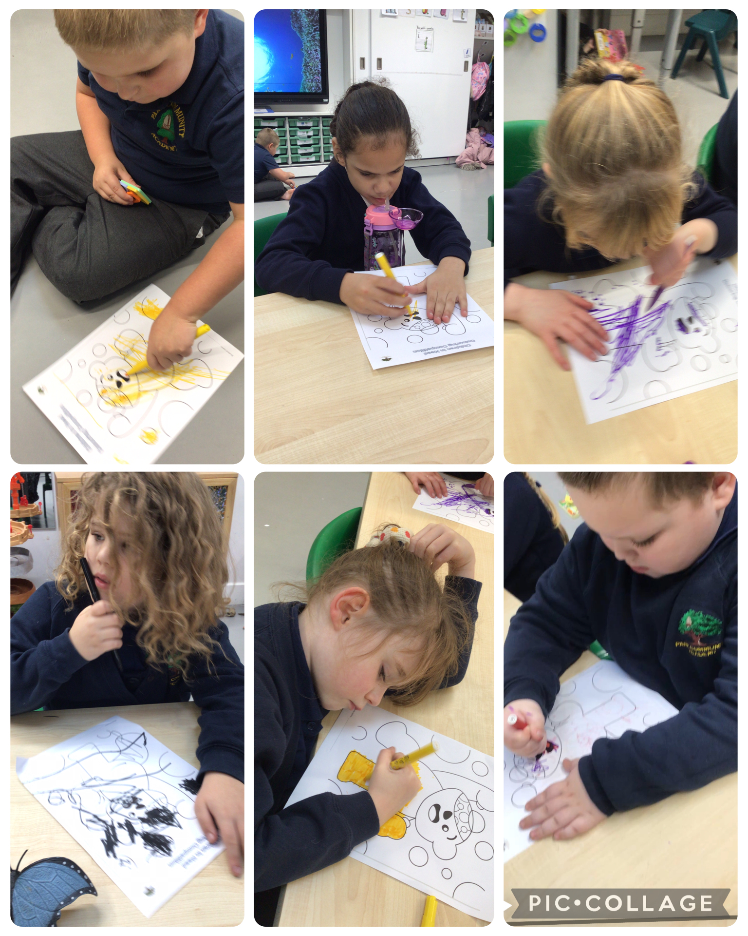 Image of Pudsey bear colouring