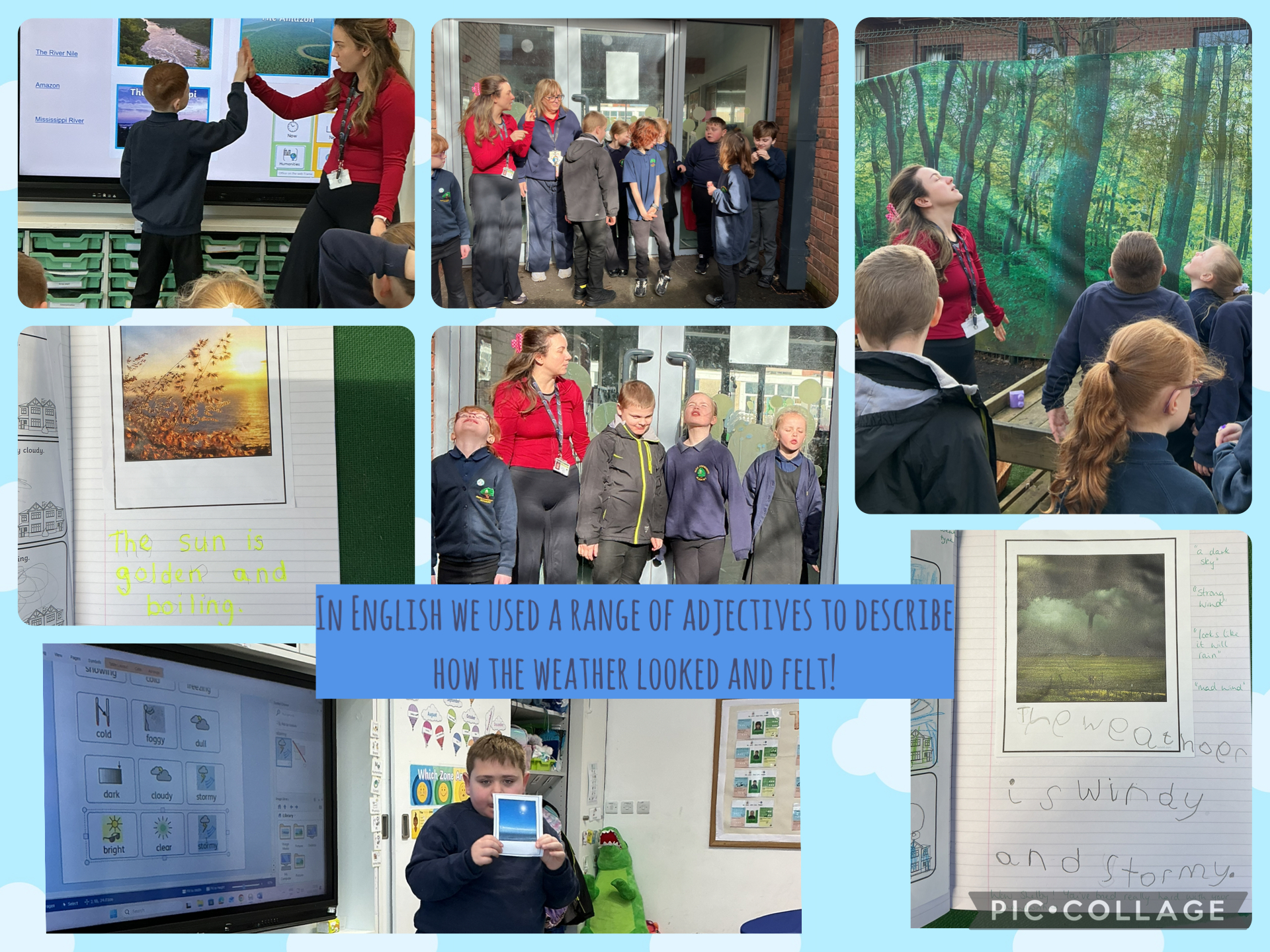 Image of Adjectives are describing words!