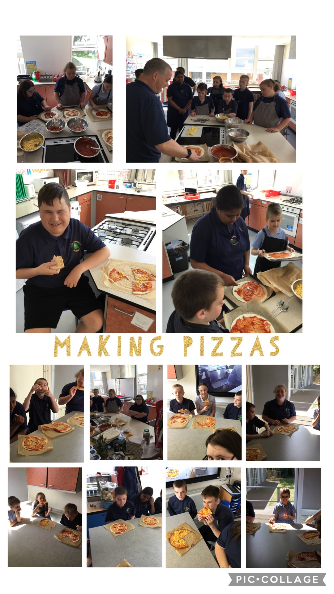 Image of Making Pizzas 