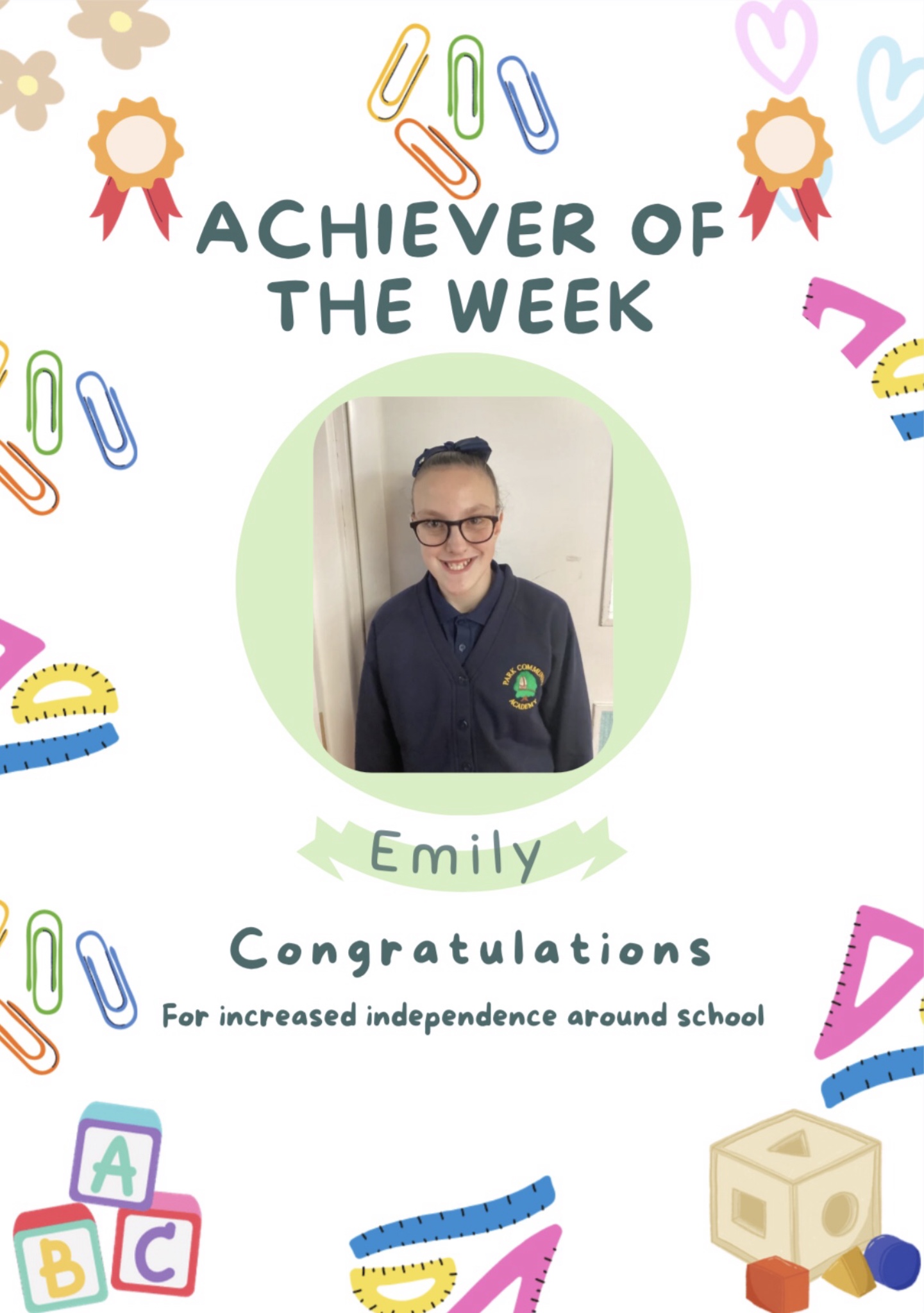 Image of Achiever of the Week