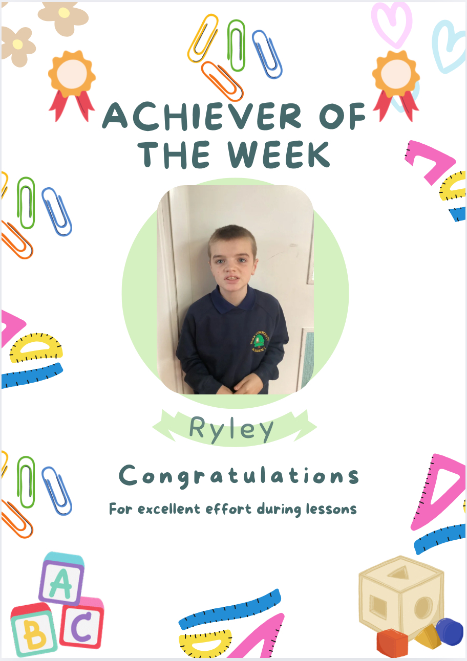 Image of Achiever of the Week