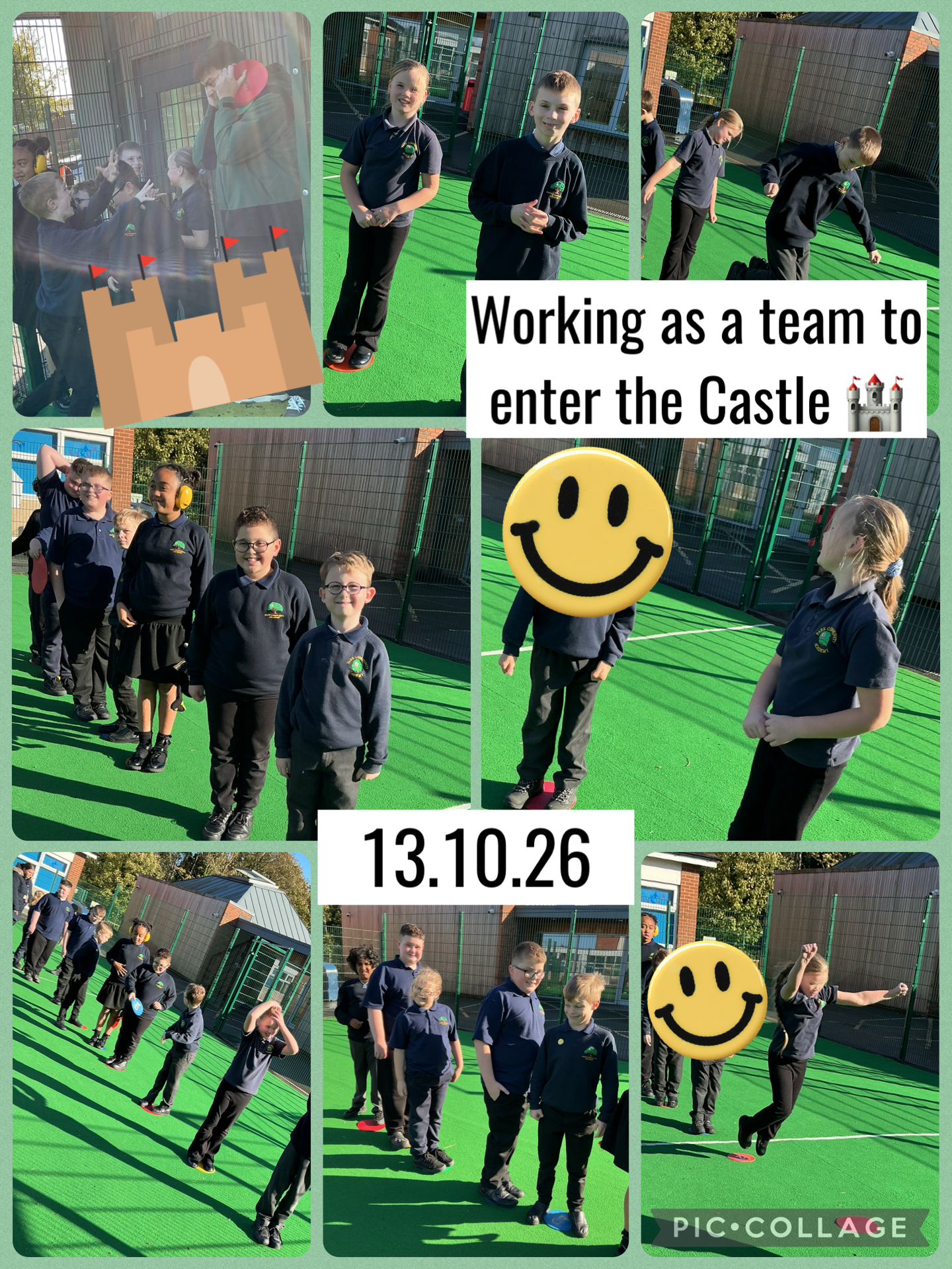 Image of Teamwork on the MUGA