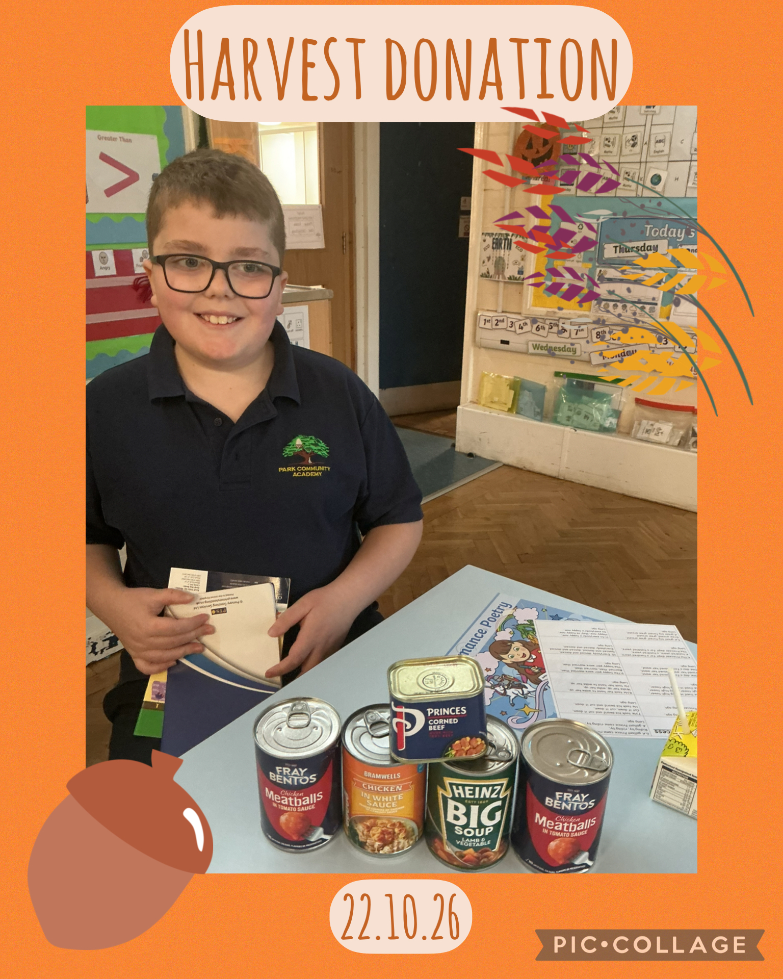 Image of Harvest donation