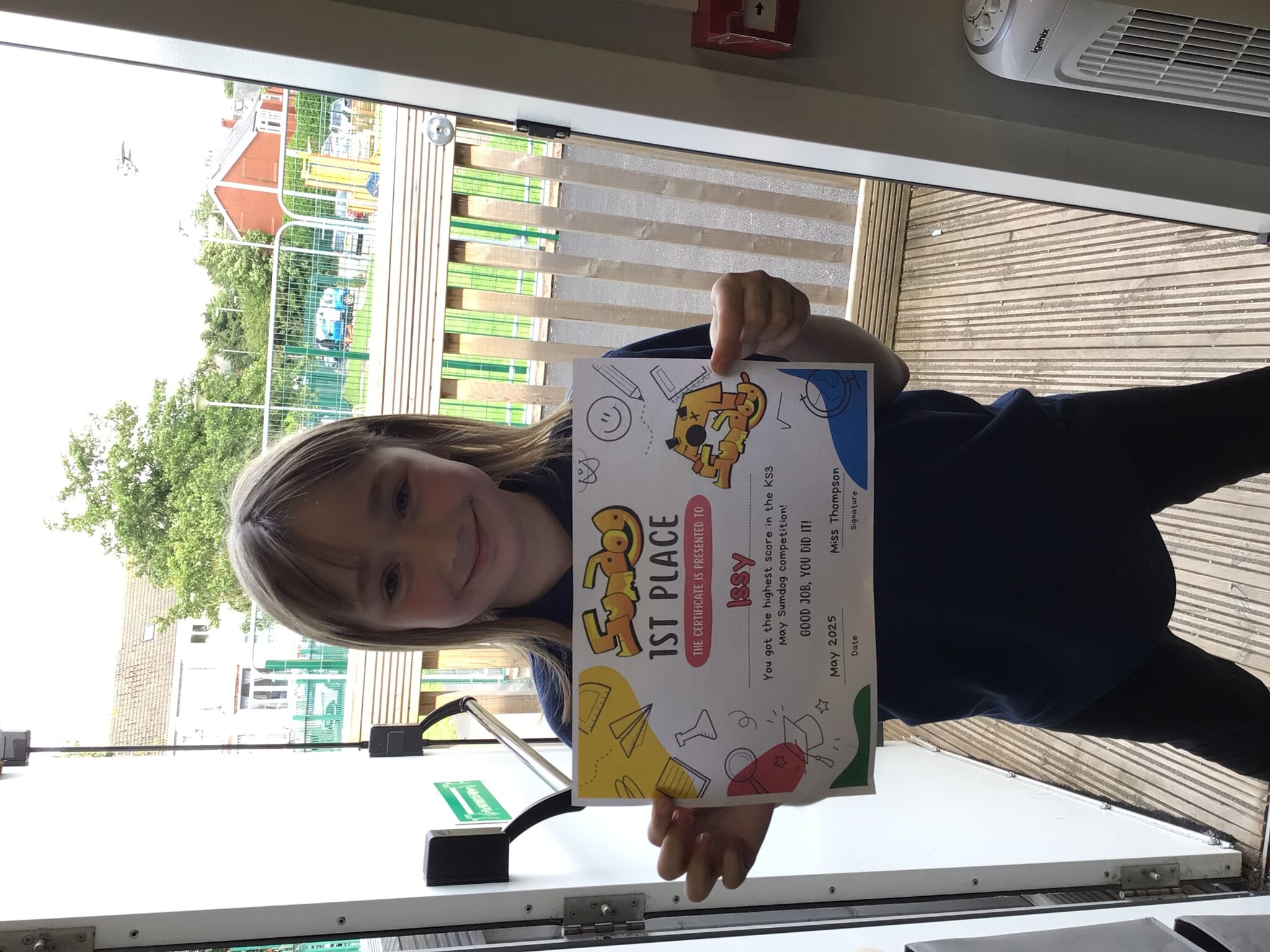 Image of Well done Izzy