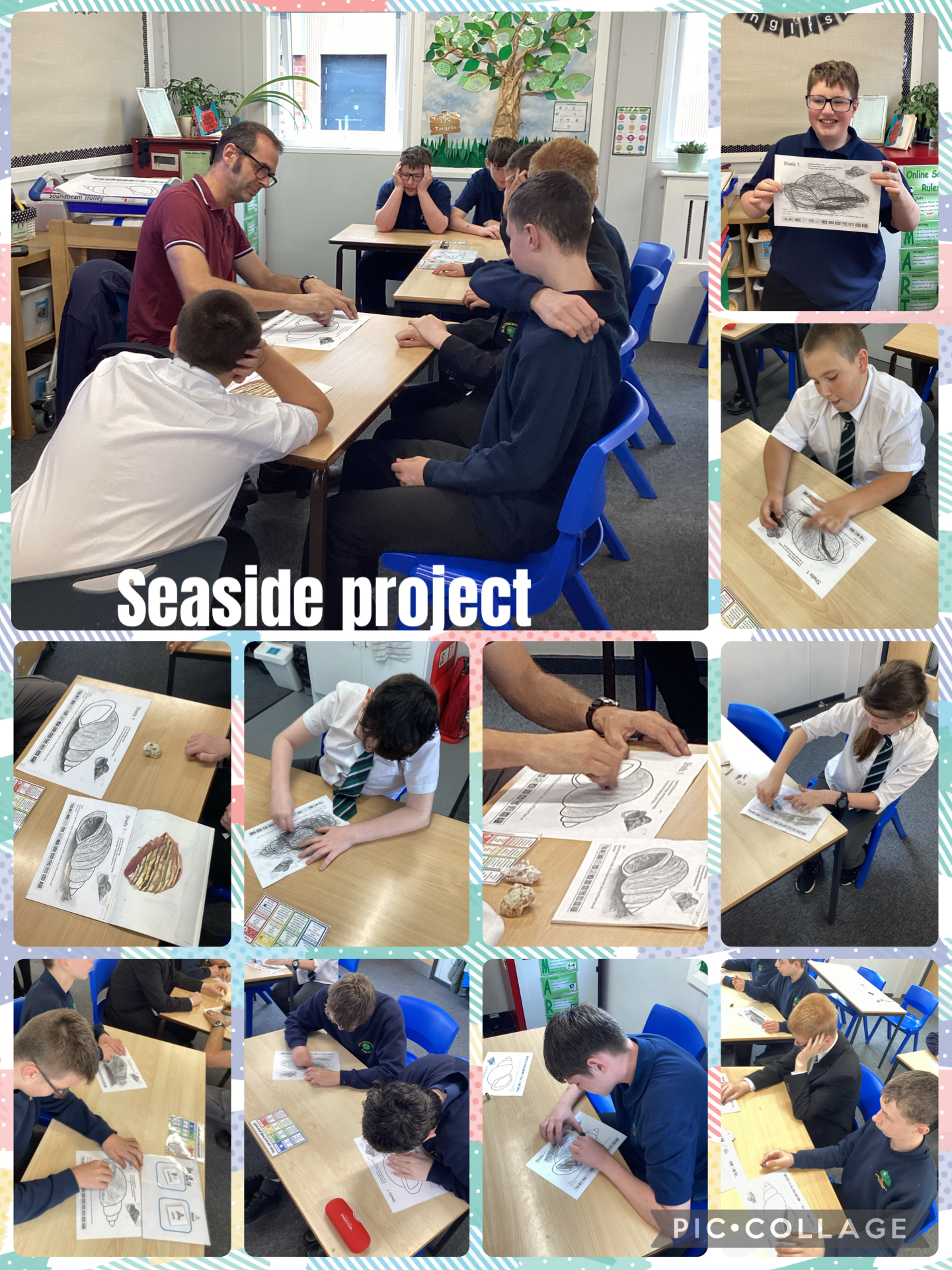 Image of Seaside art project 
