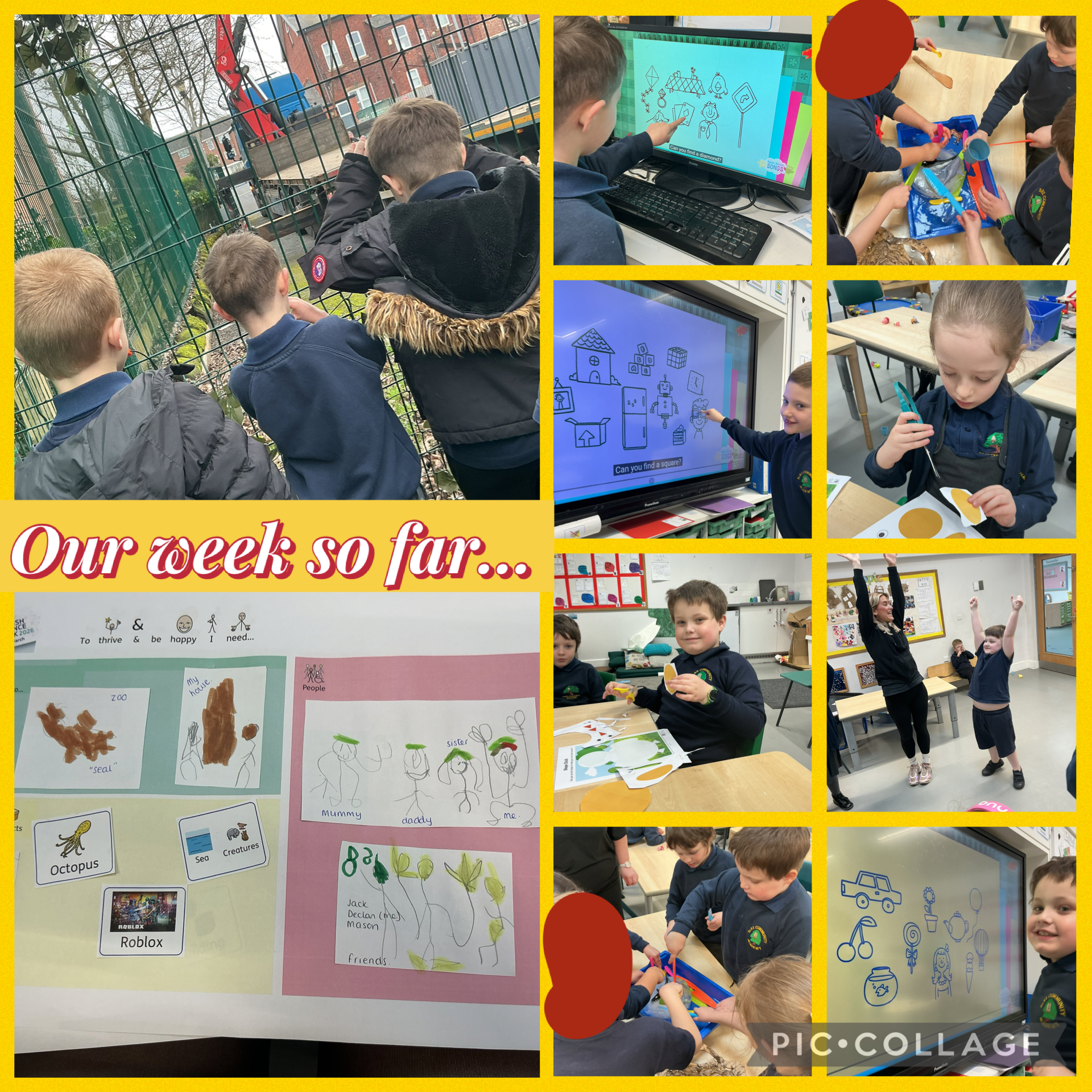 Image of Our week so far… 