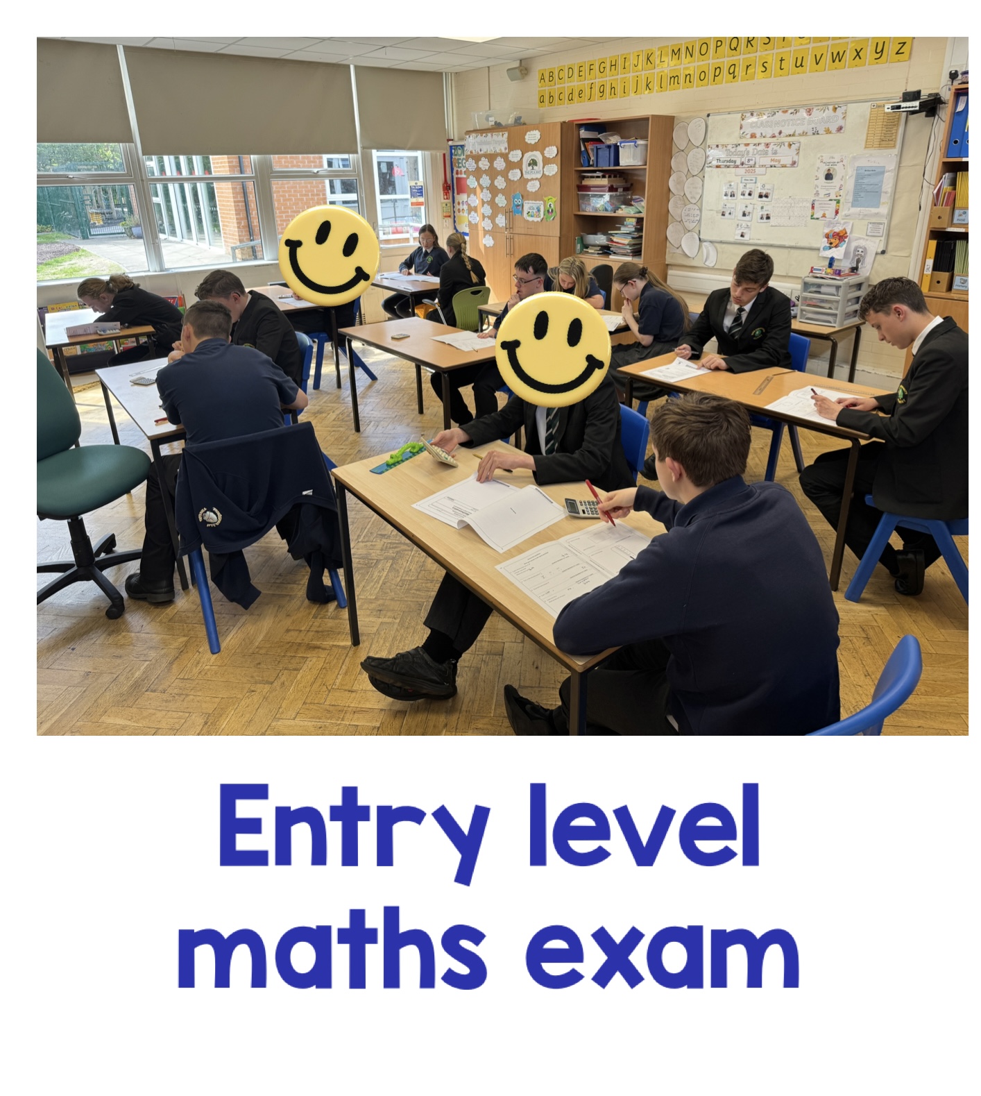 Image of Entry level maths exam