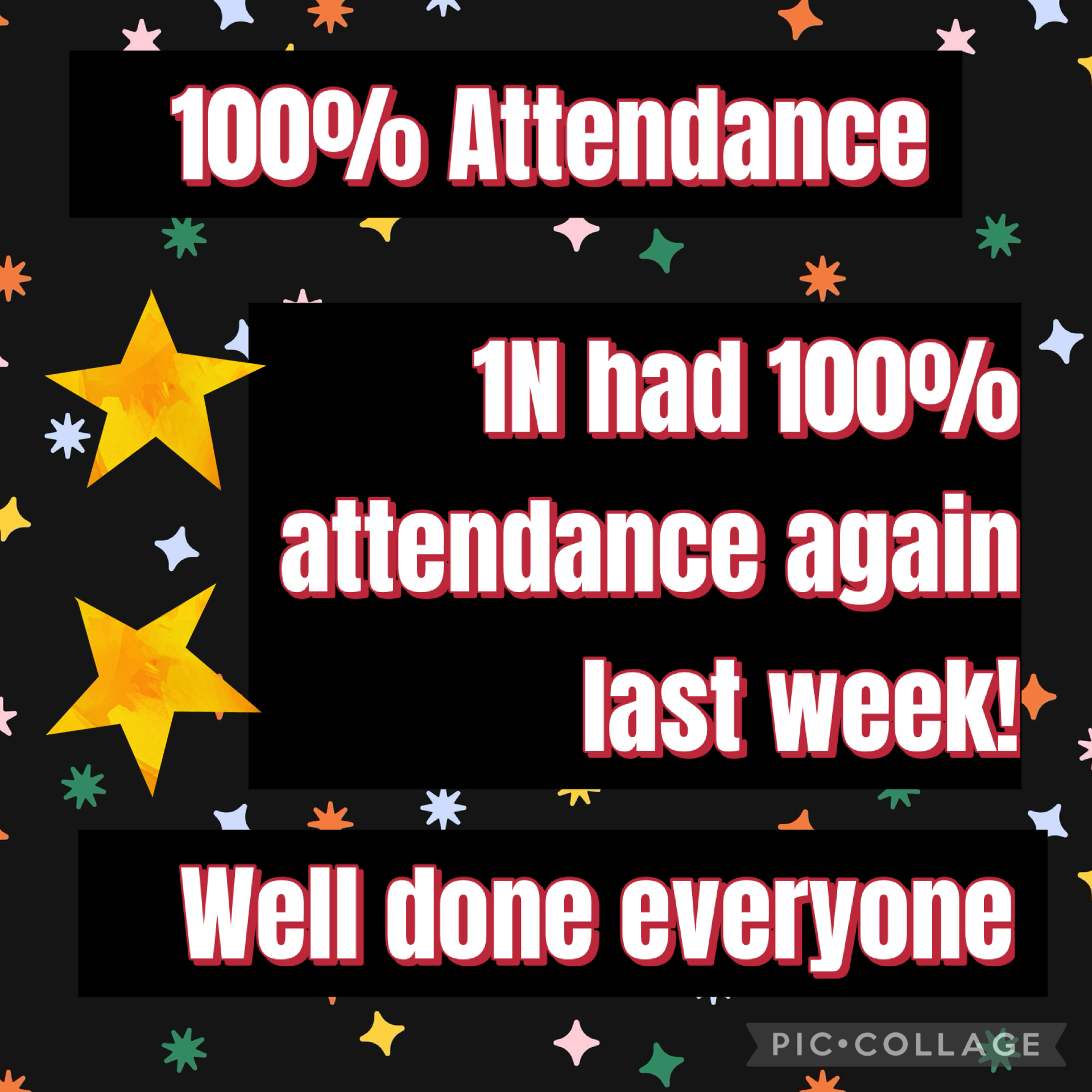 Image of 100% Attendance 