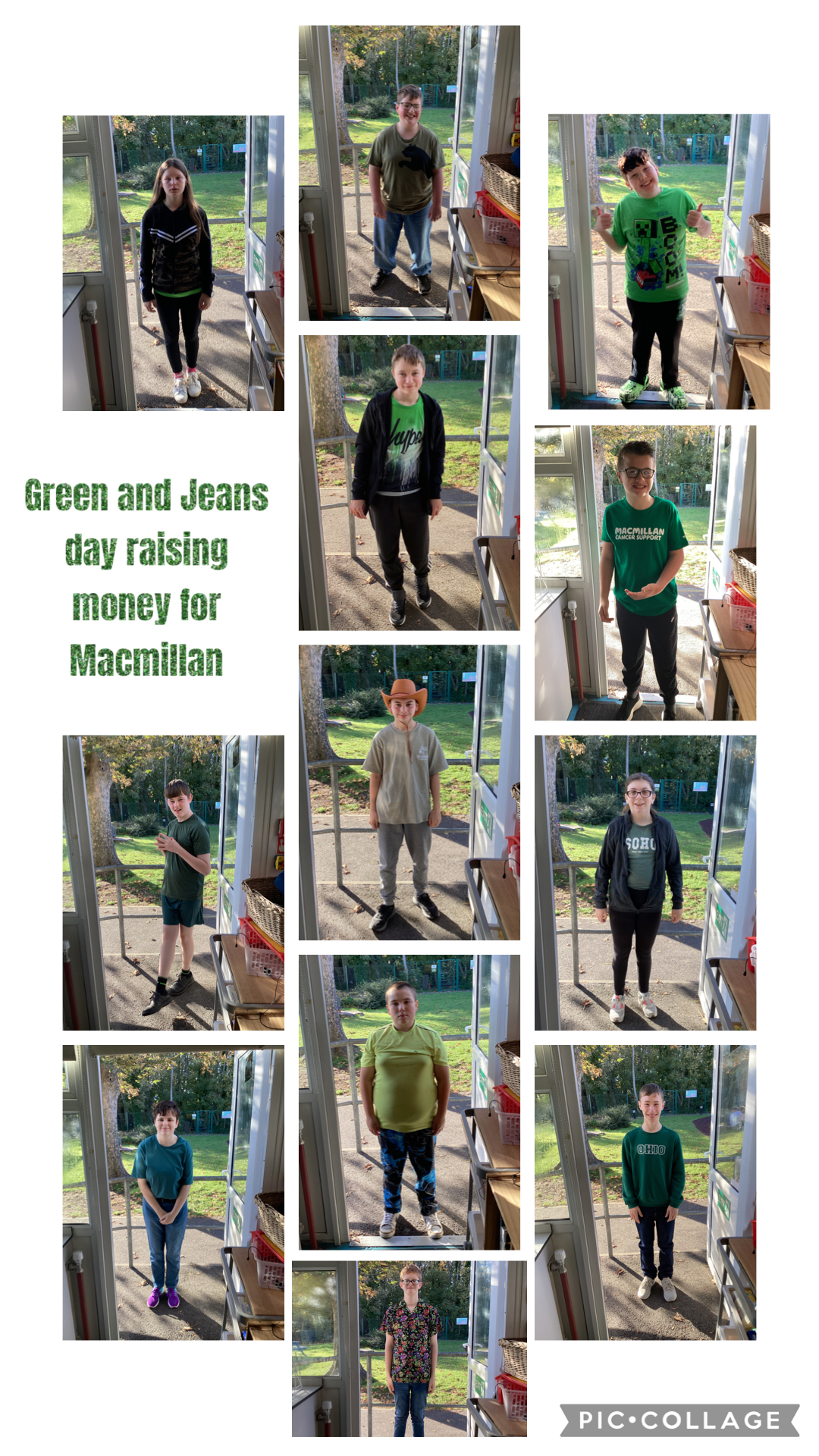 Image of Green and Jeans day 