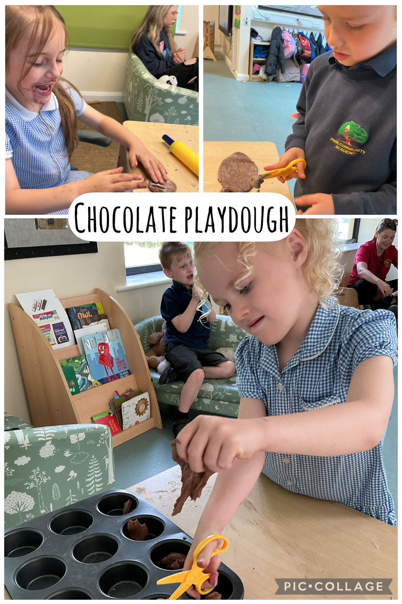 Image of Chocolate playdough
