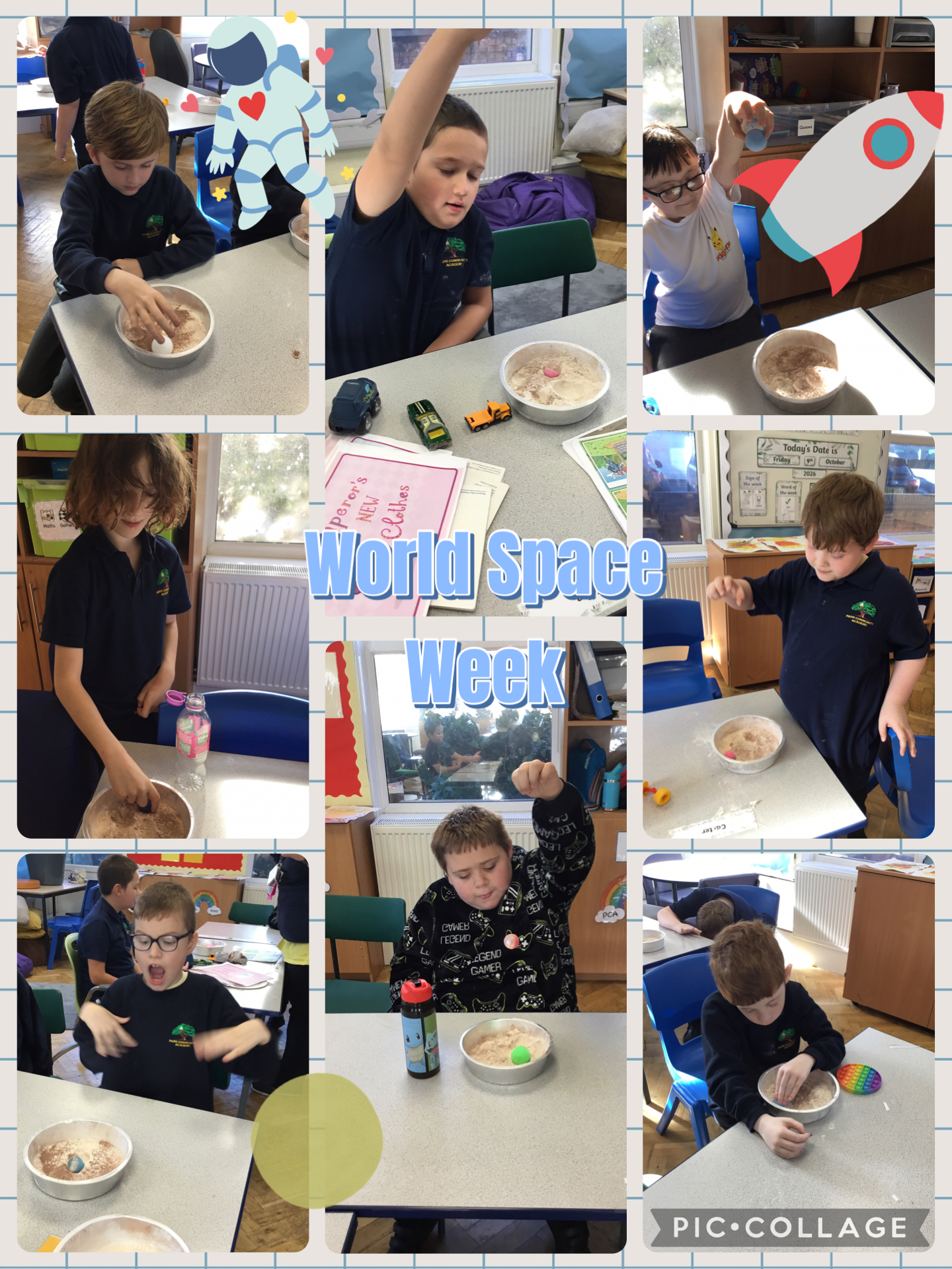 Image of Creating craters!