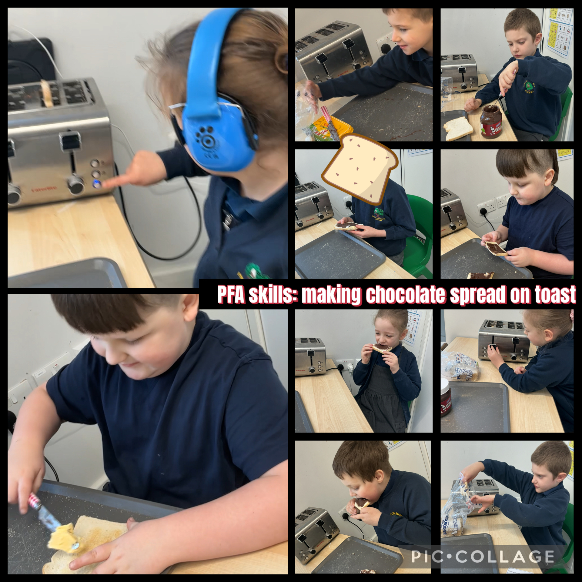 Image of PfA skills: making toast 