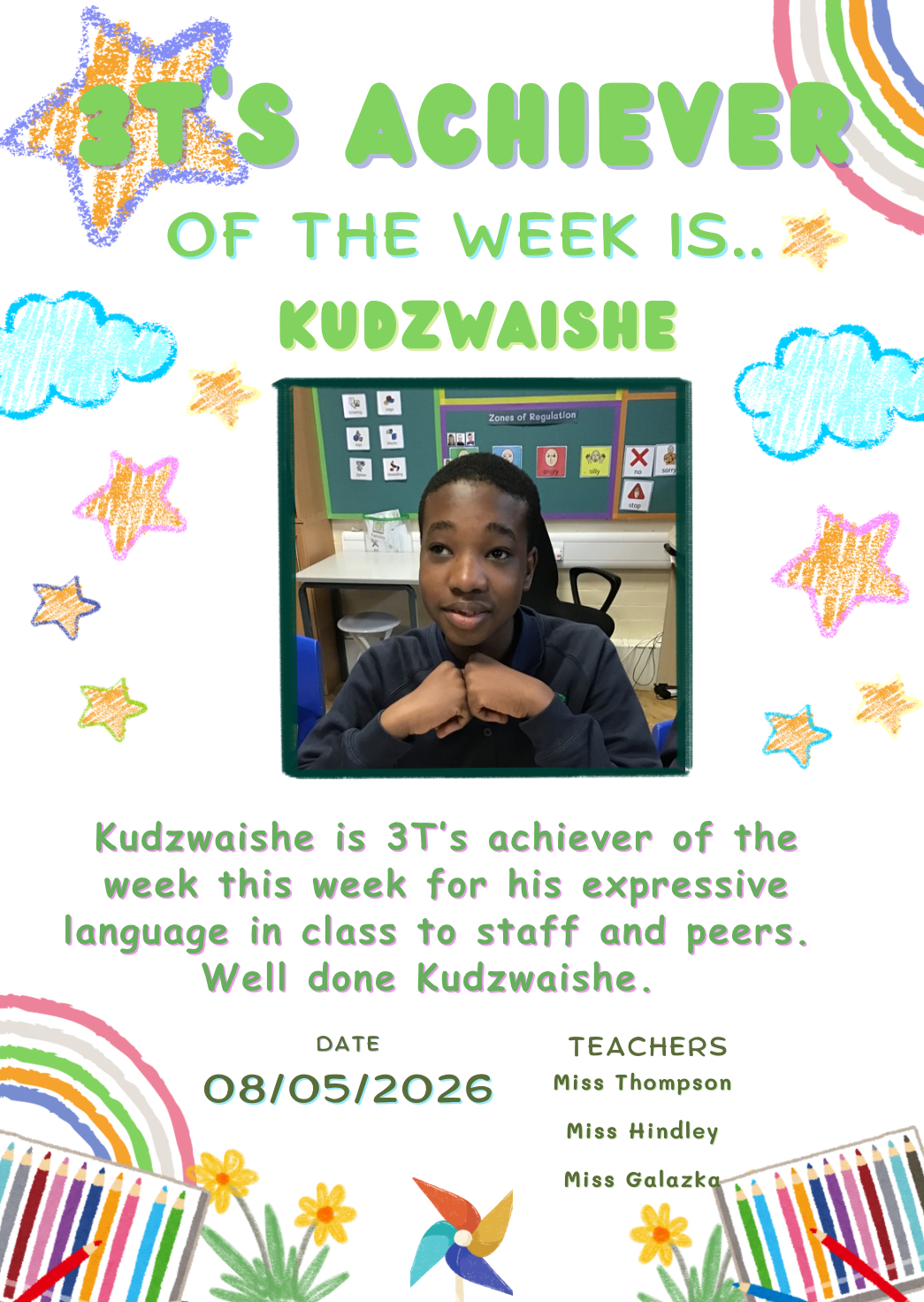 Image of ⭐️ Achiever of the week ⭐️ 