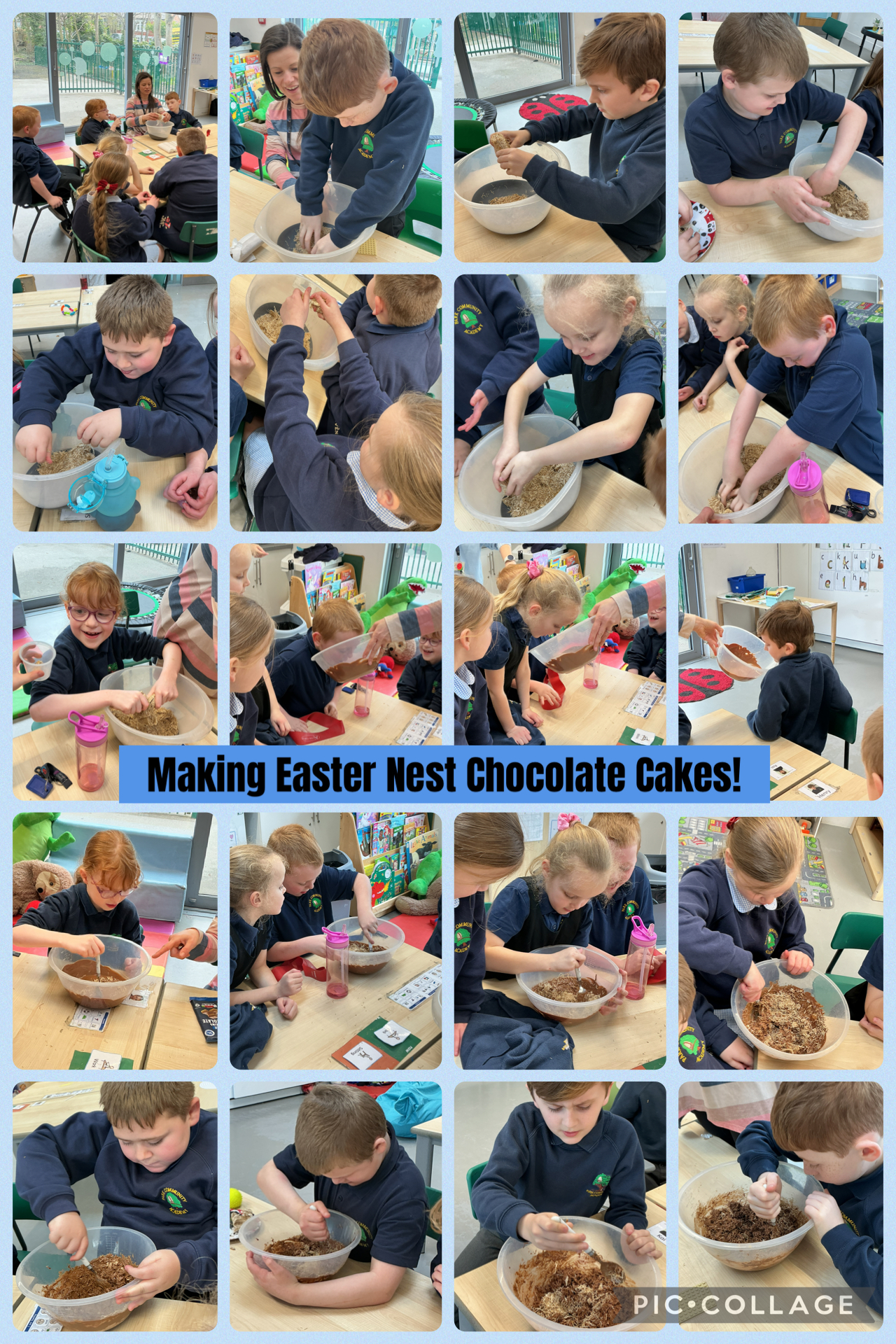 Image of Making chocolate cakes