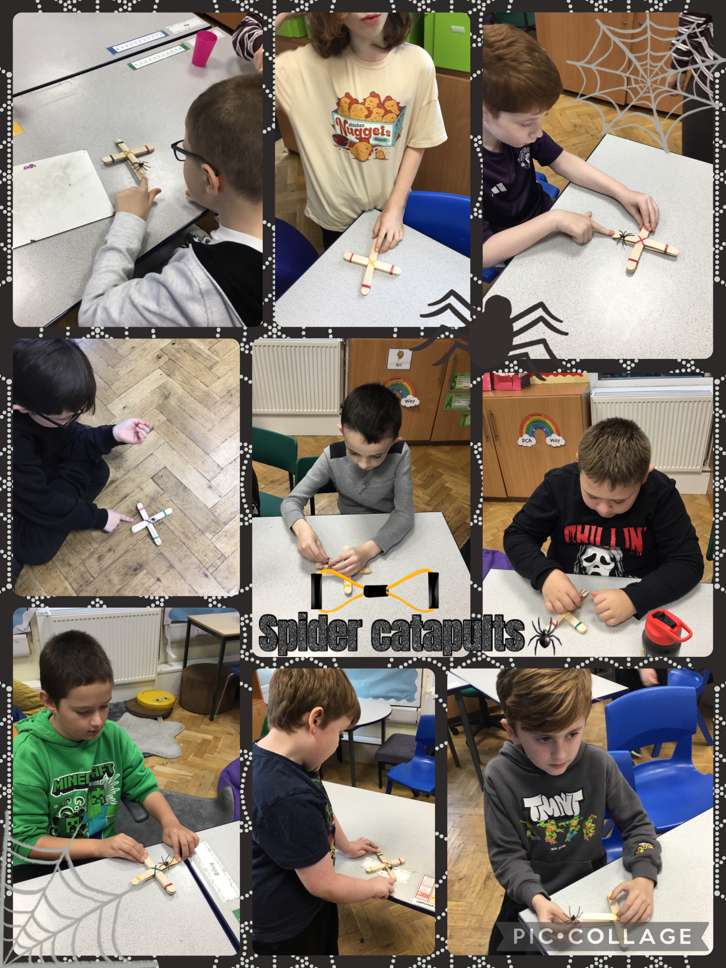 Image of Spider catapults