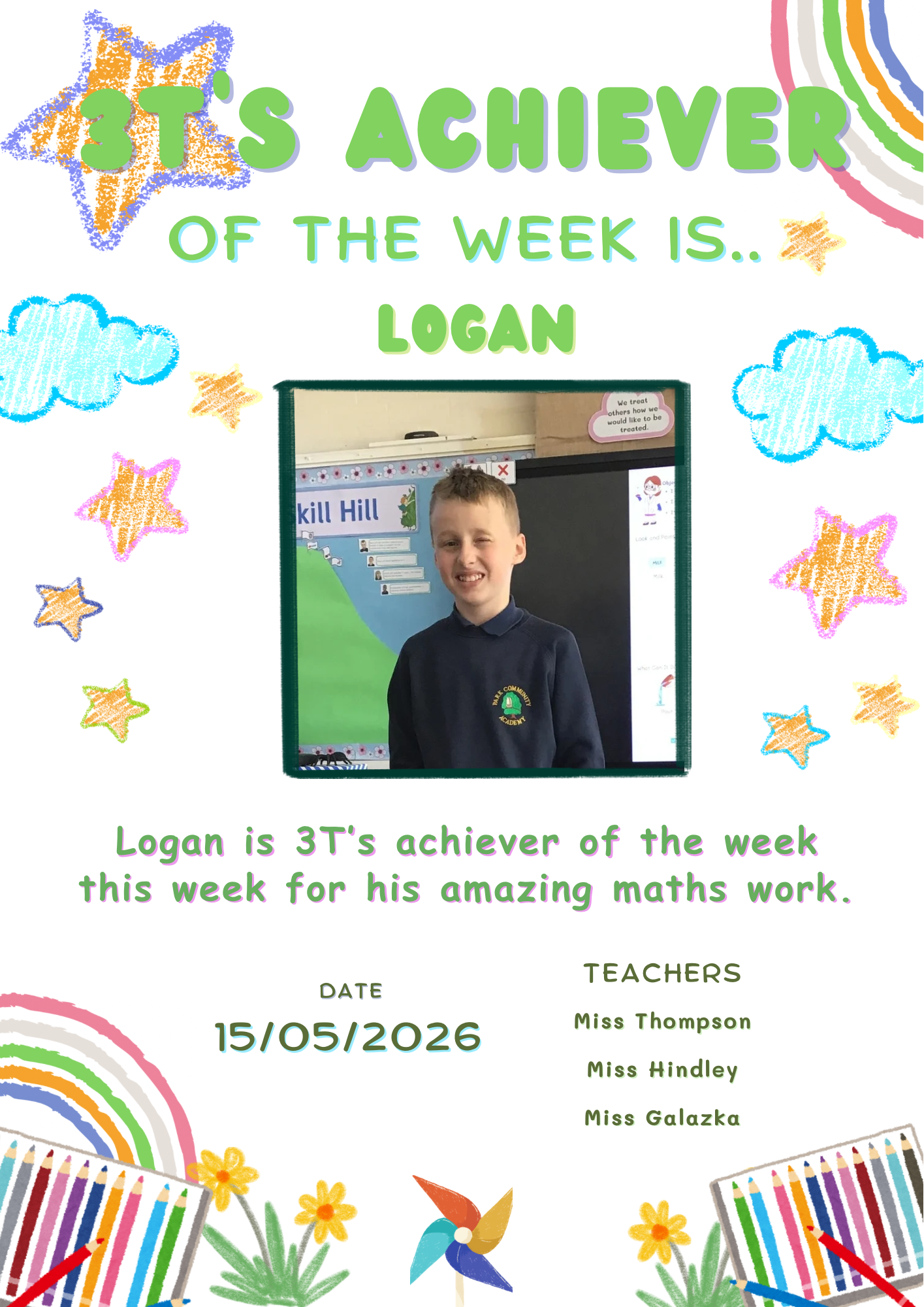 Image of ⭐️⭐️ achiever of the week ⭐️⭐️