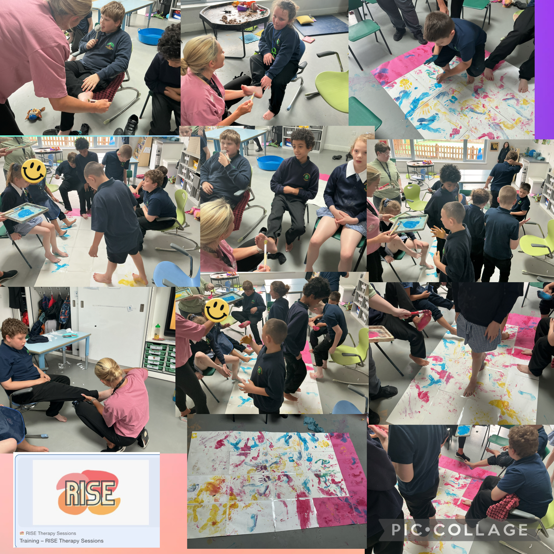 Image of Big Movement , Big Marks: Exploring human connection through sensory art. 