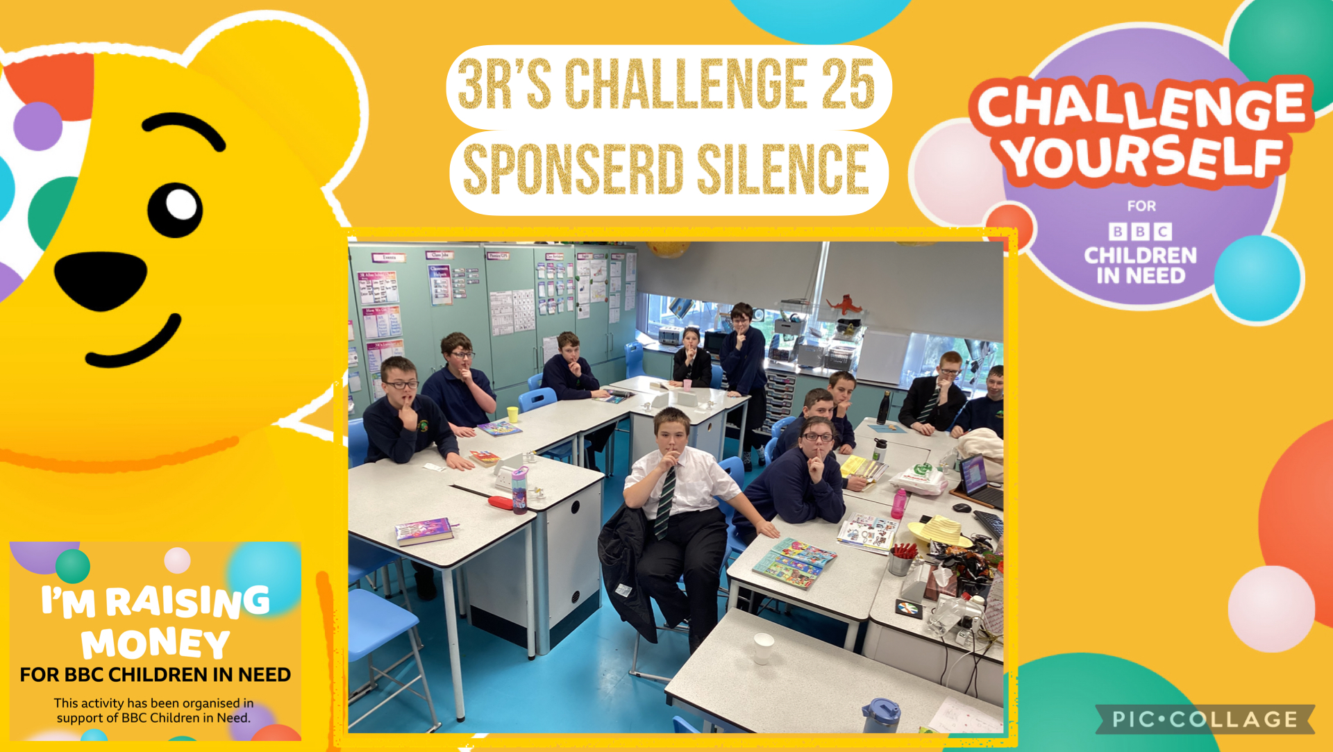 Image of Sponsored Silence for Children In Need !