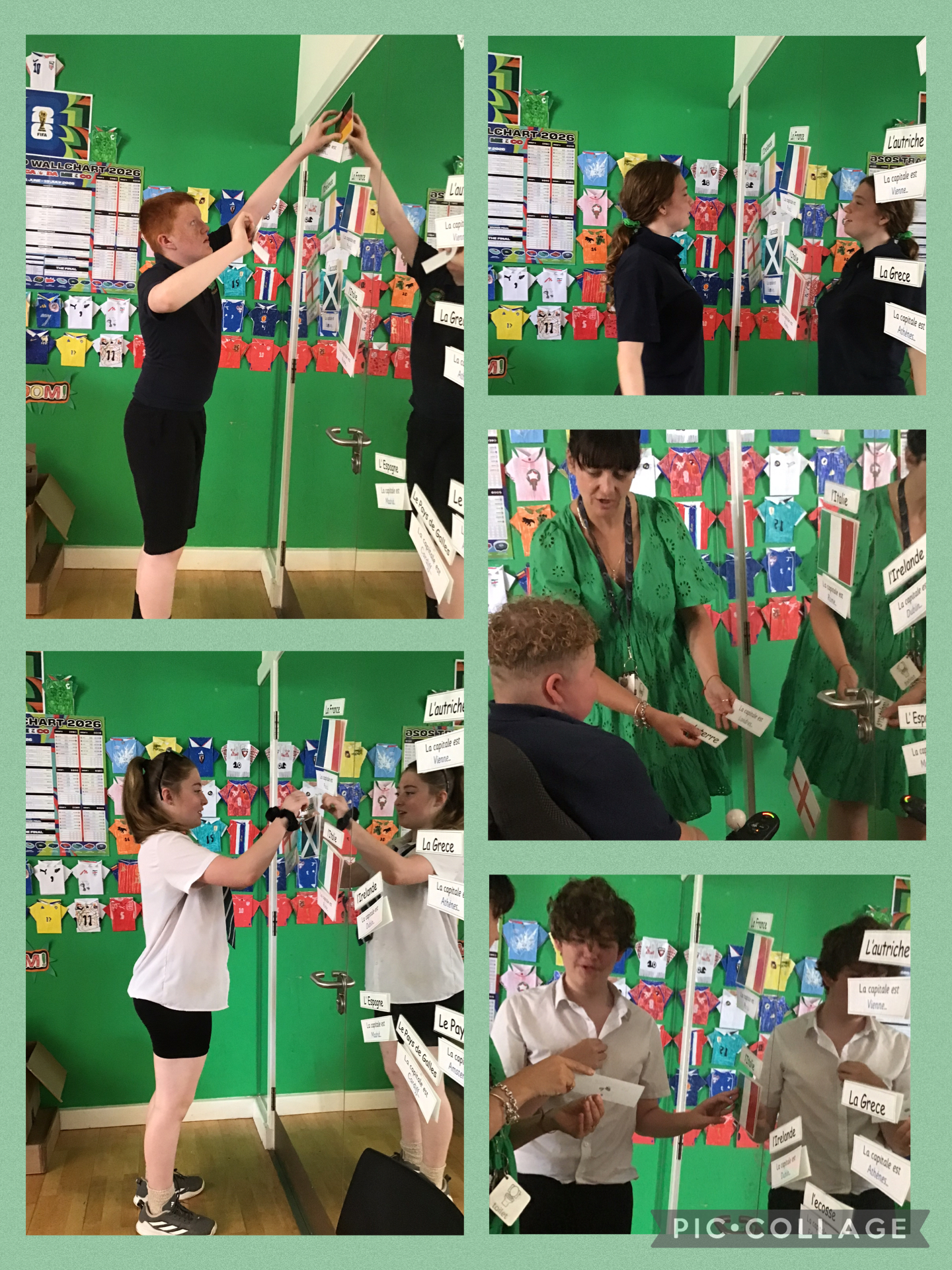 Image of Learning the names of different countries and their capitals in French 