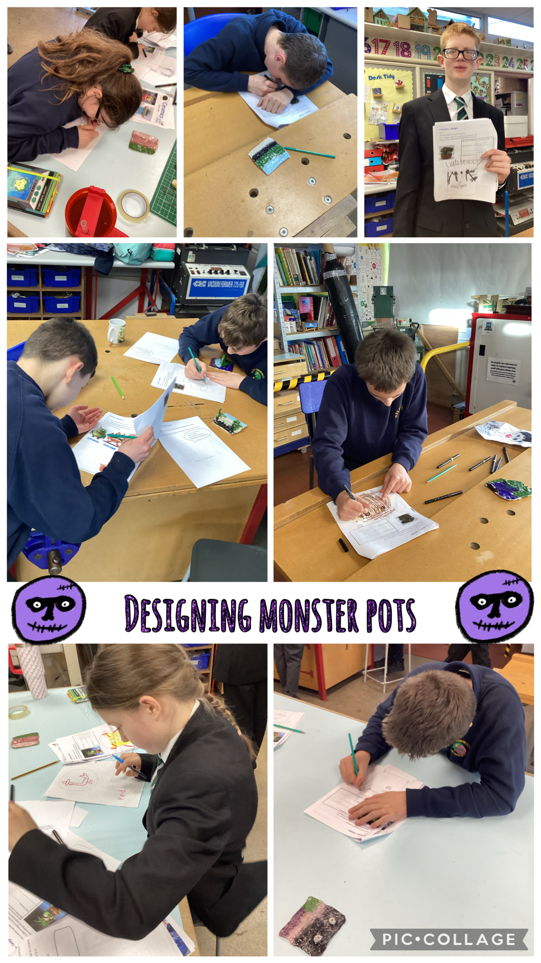 Image of Designing monster pots