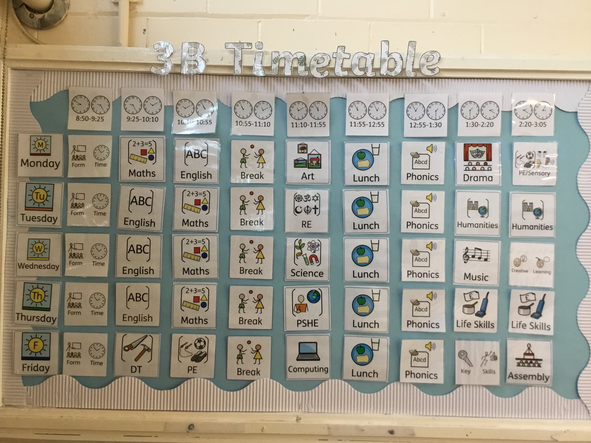 Image of Welcome 3B - New Timetable 