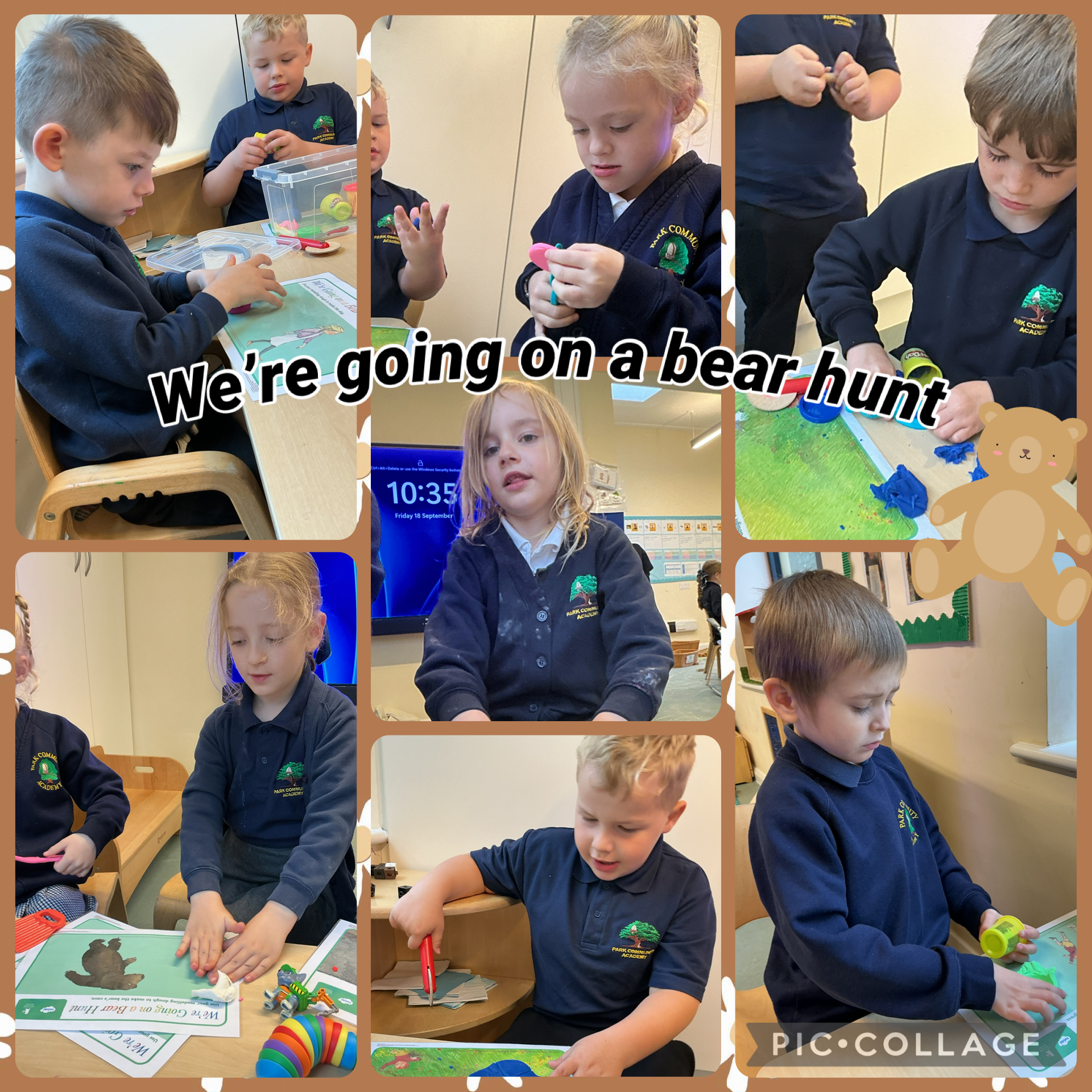 Image of We’re going on a bear hunt, playdough style