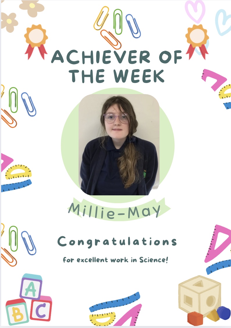 Image of Achiever of the week