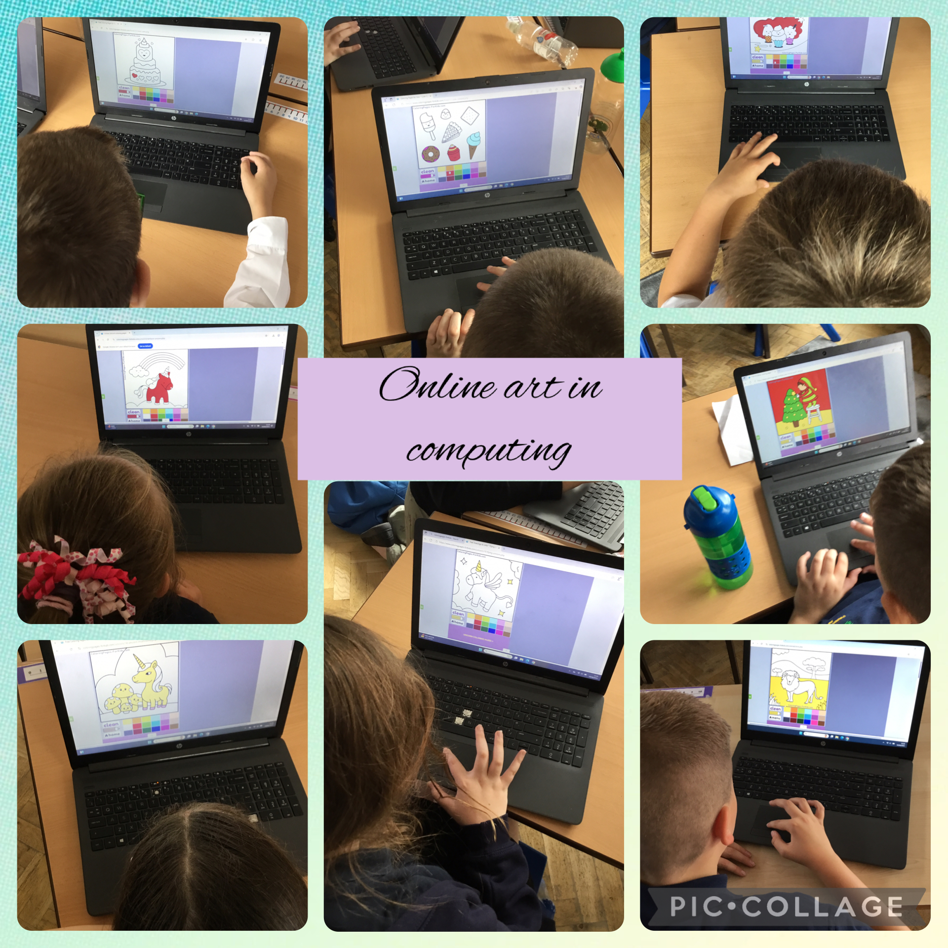 Image of Online colouring in computing
