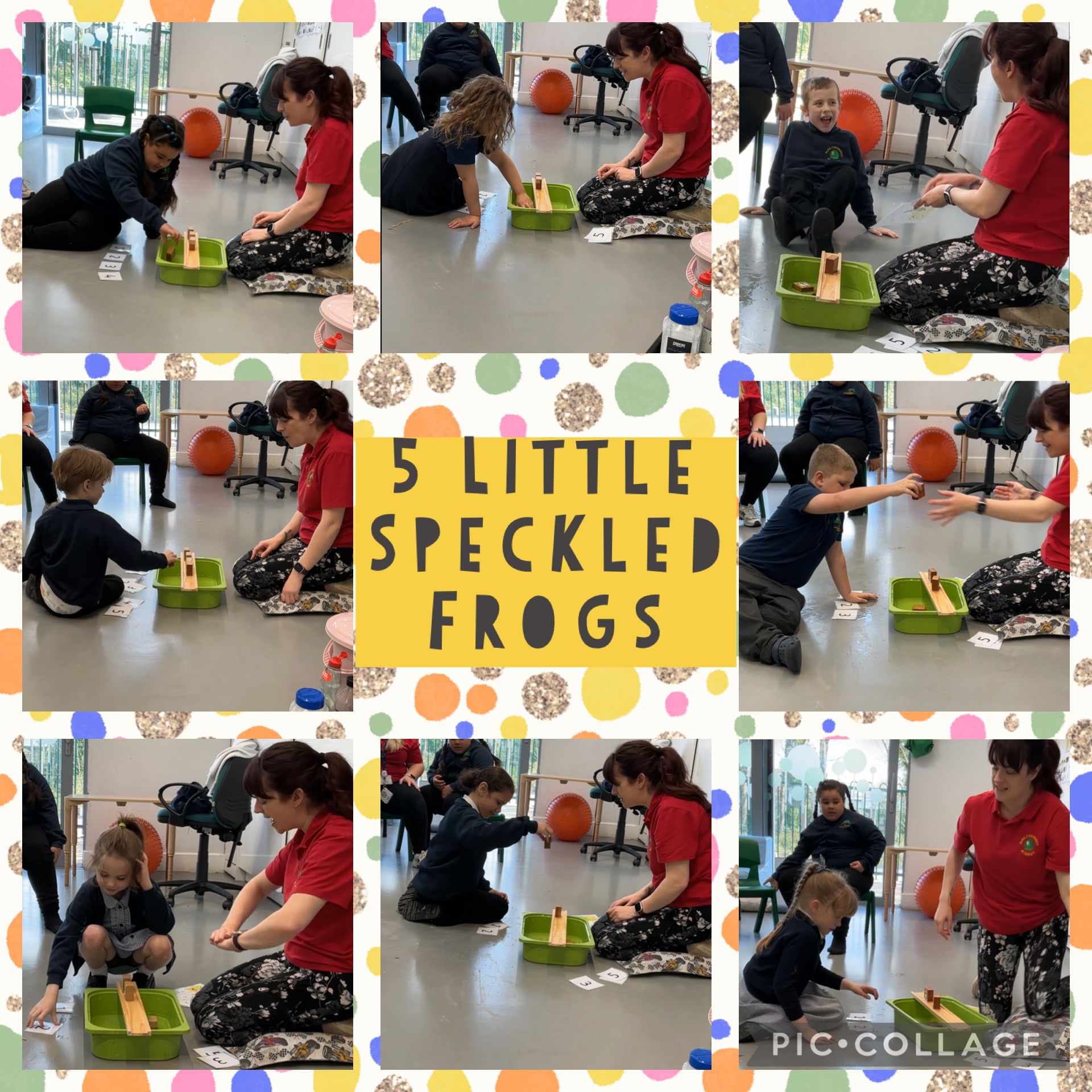 Image of 5 Little Speckled Frogs 