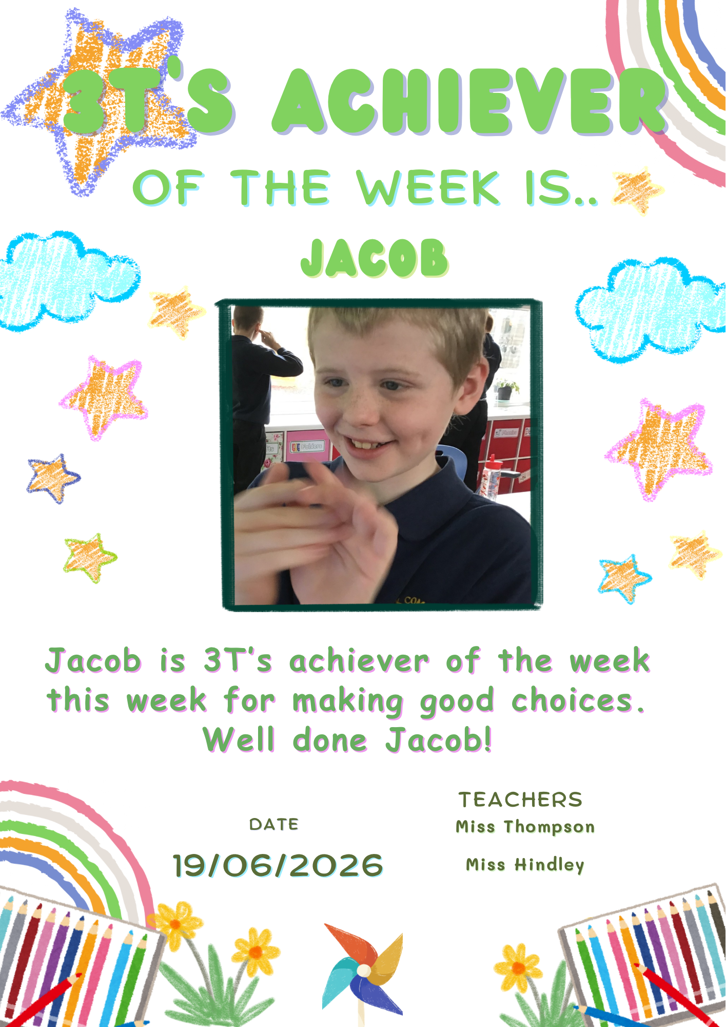 Image of ⭐️ Achiever of the week⭐️