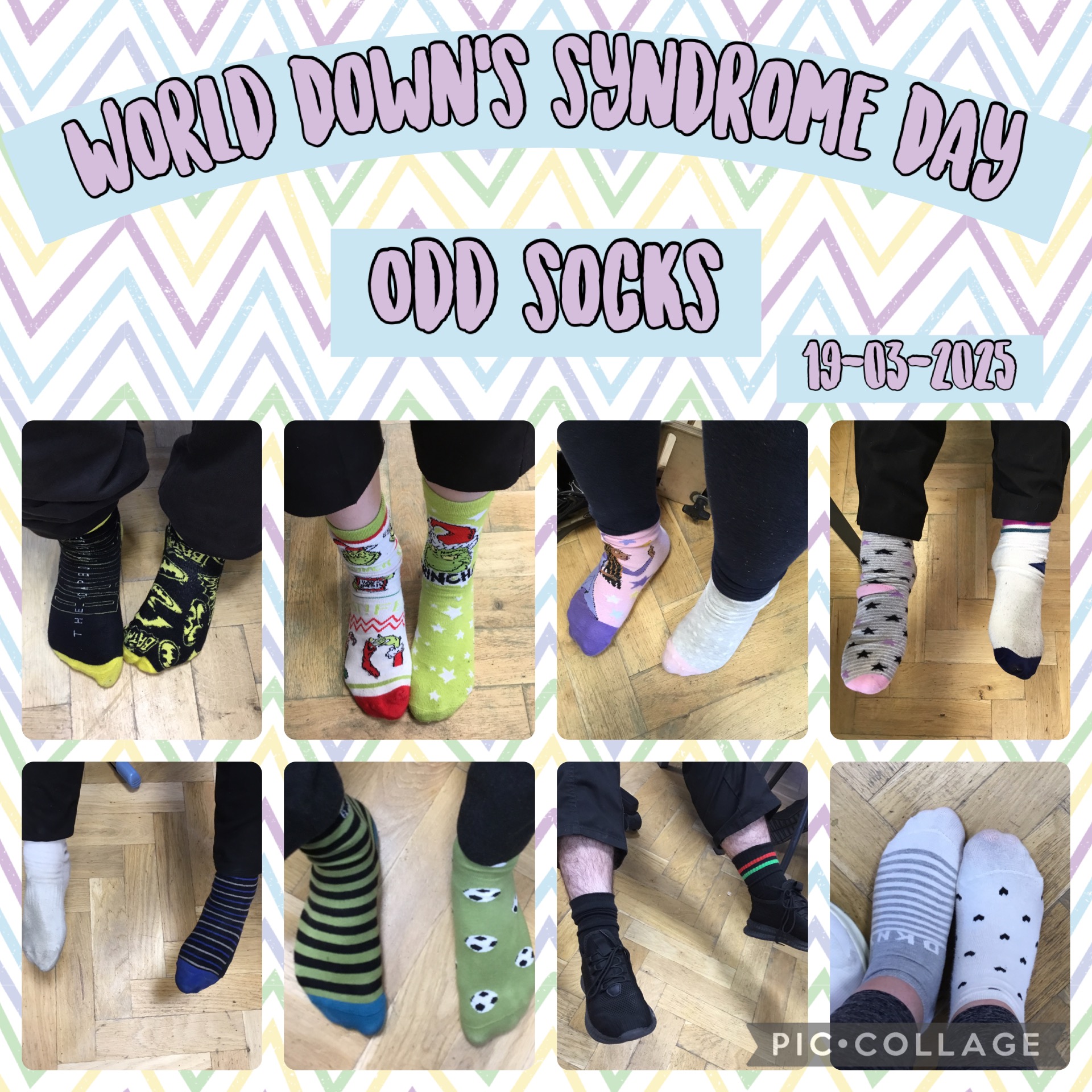 Image of Odd socks for ‘World Down’s Syndrome Day’