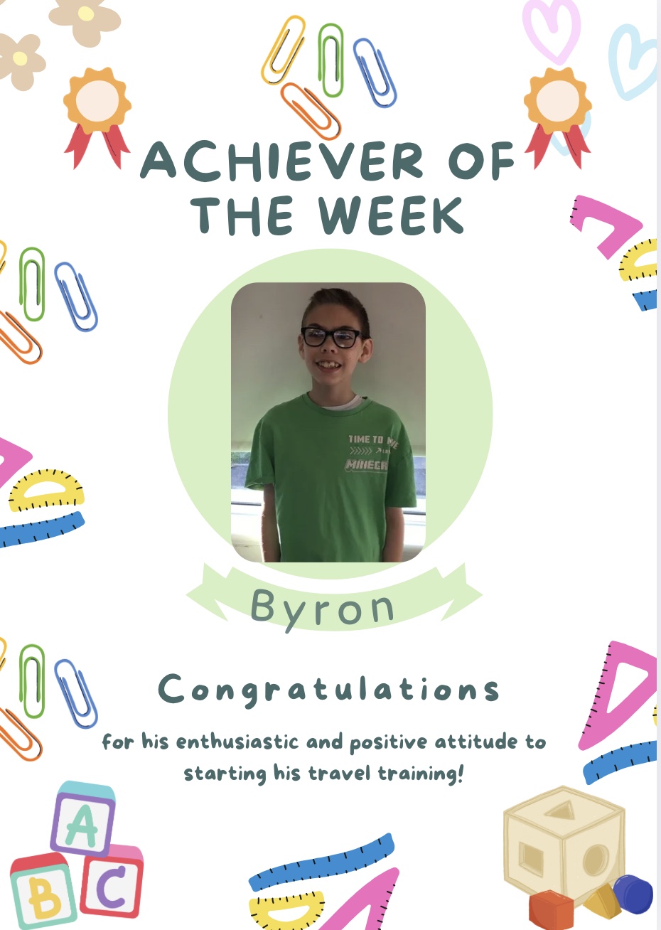 Image of Achiever of the week 
