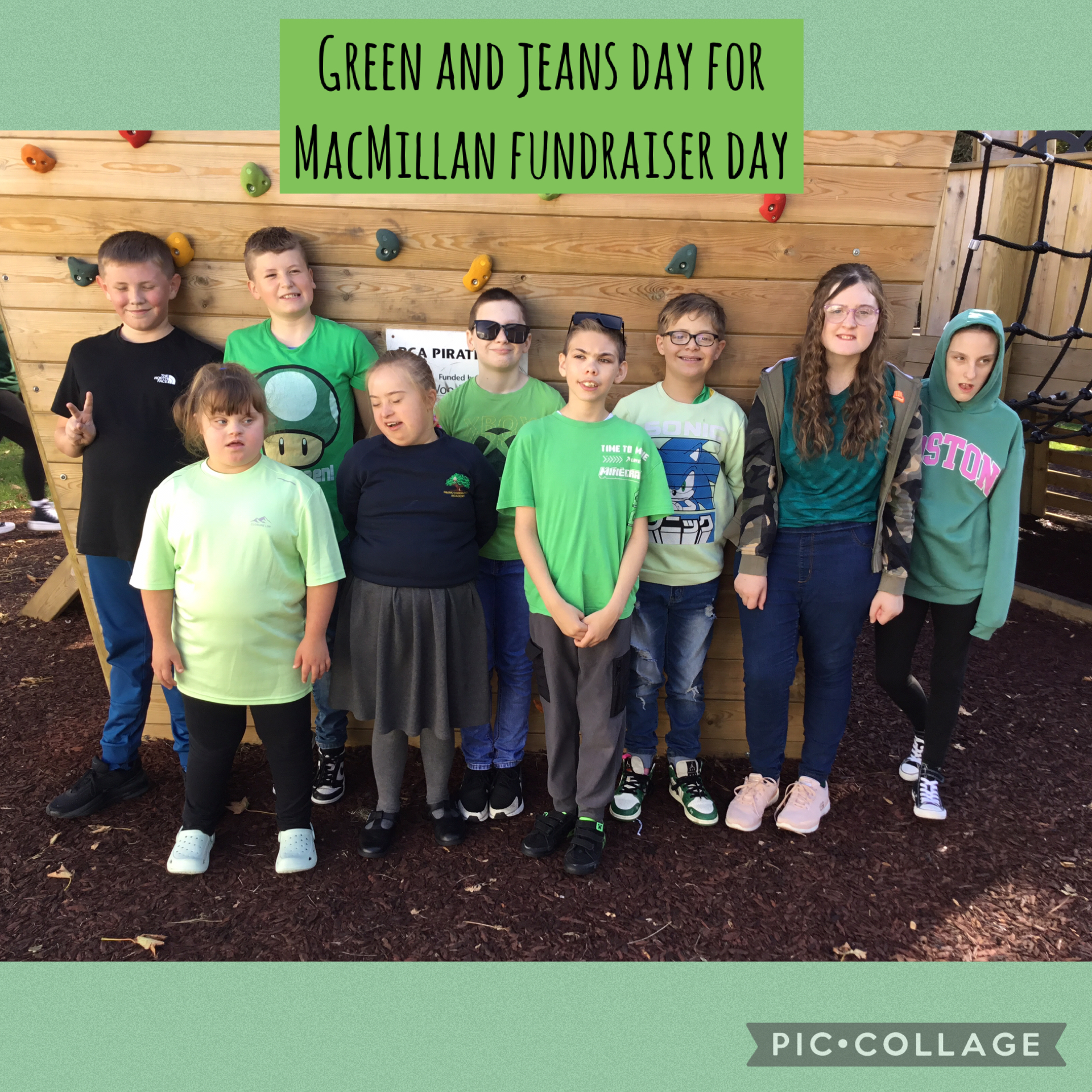 Image of Green and Jeans day