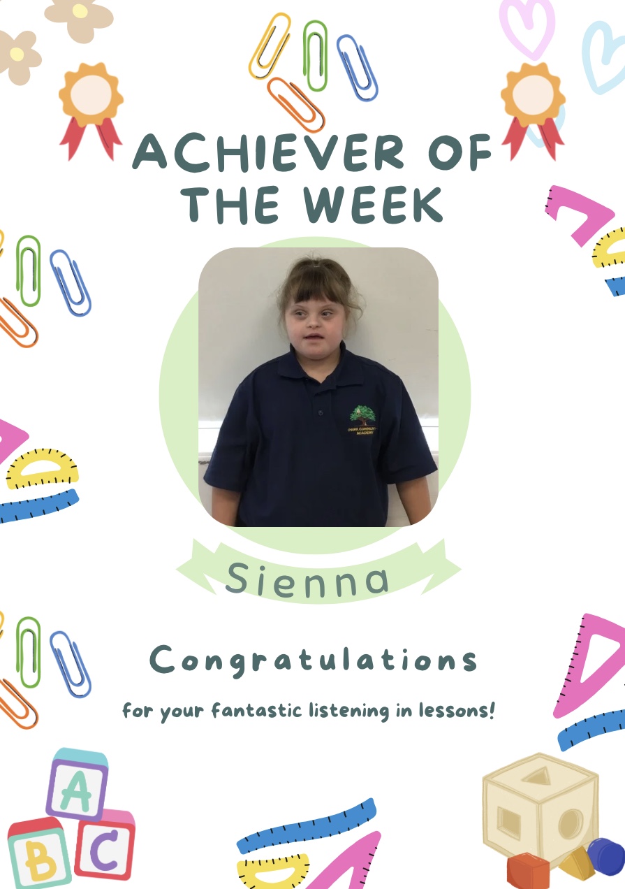 Image of Achiever of the week