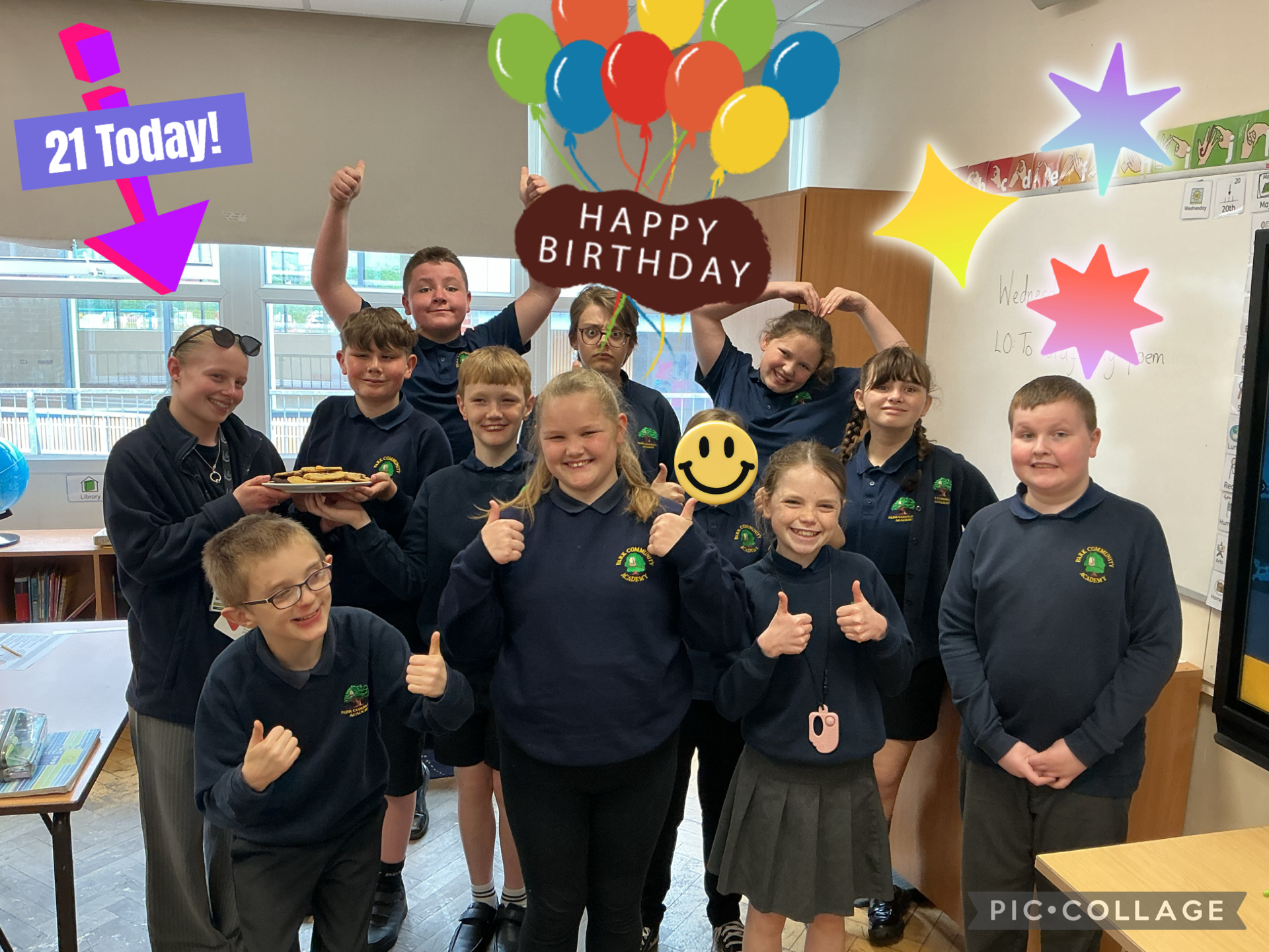 Image of Miss Gowen is 21 today!
