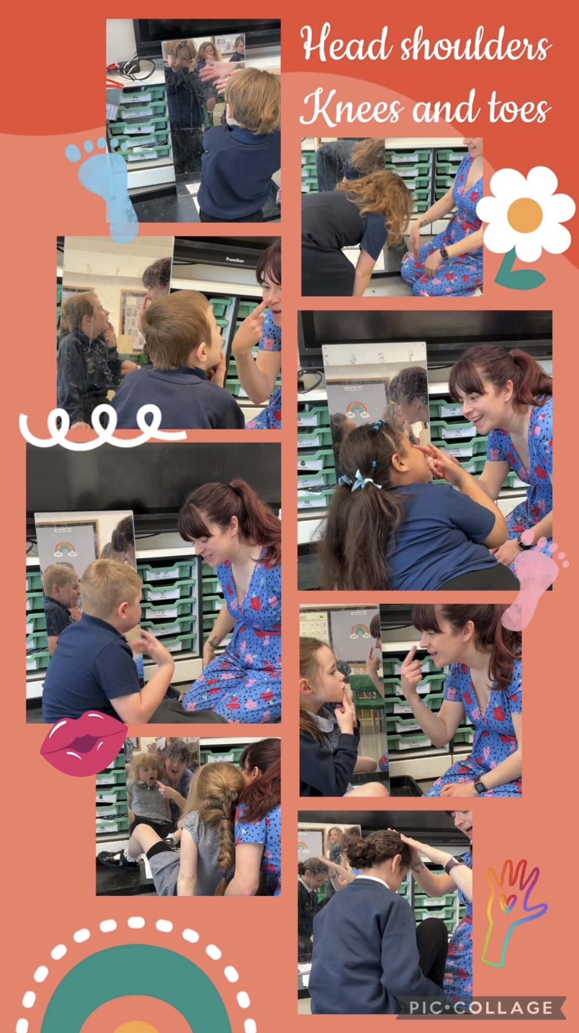 Image of Head shoulders knees and toes