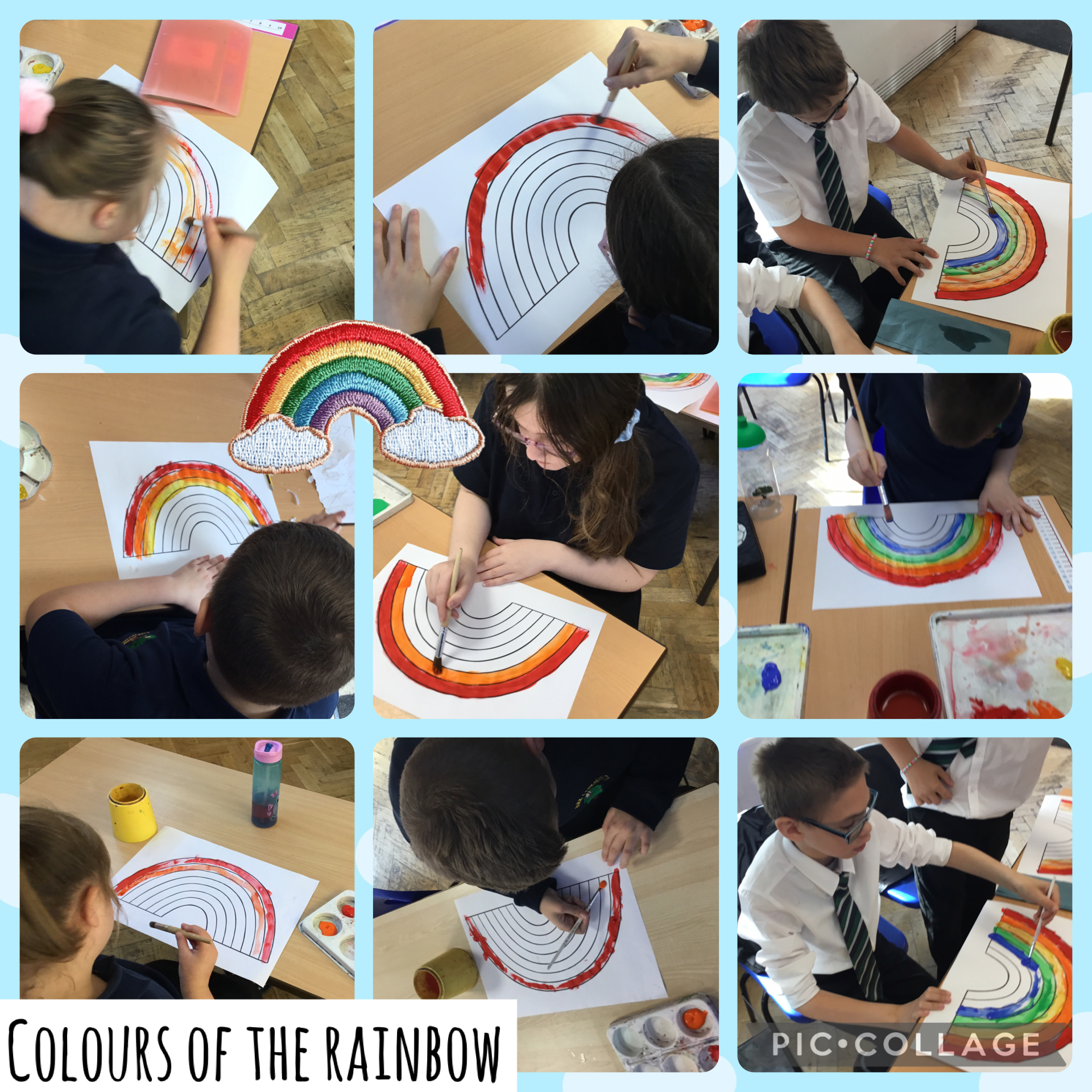 Image of Painting the rainbow