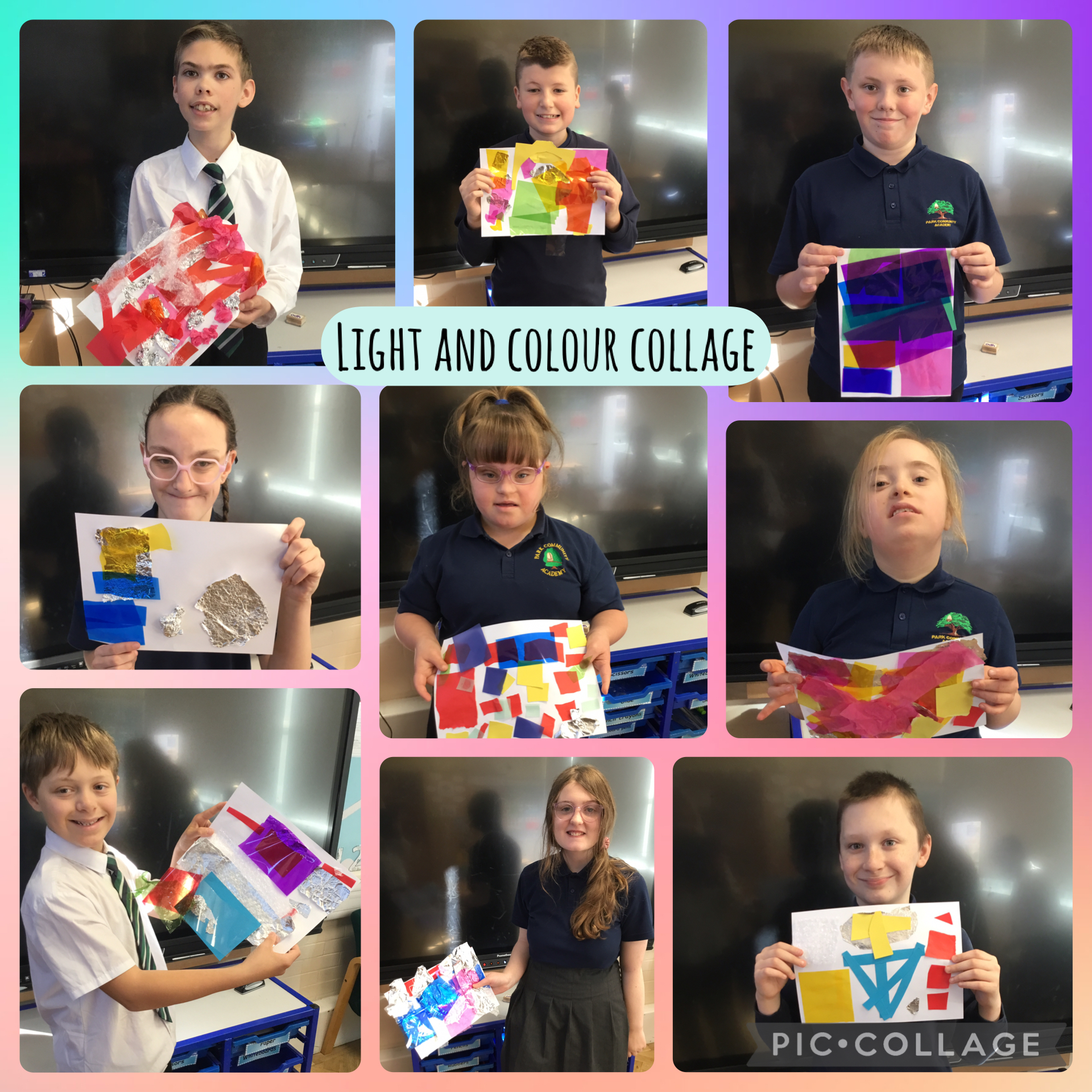 Image of Light and colour collages in Science