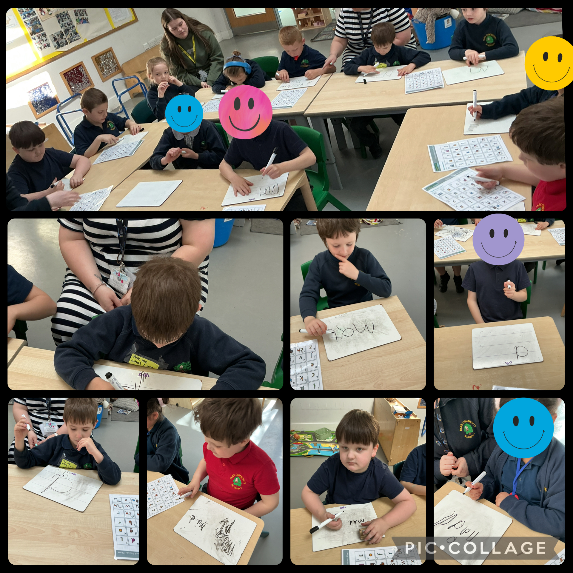 Image of Writing our phonic sounds 