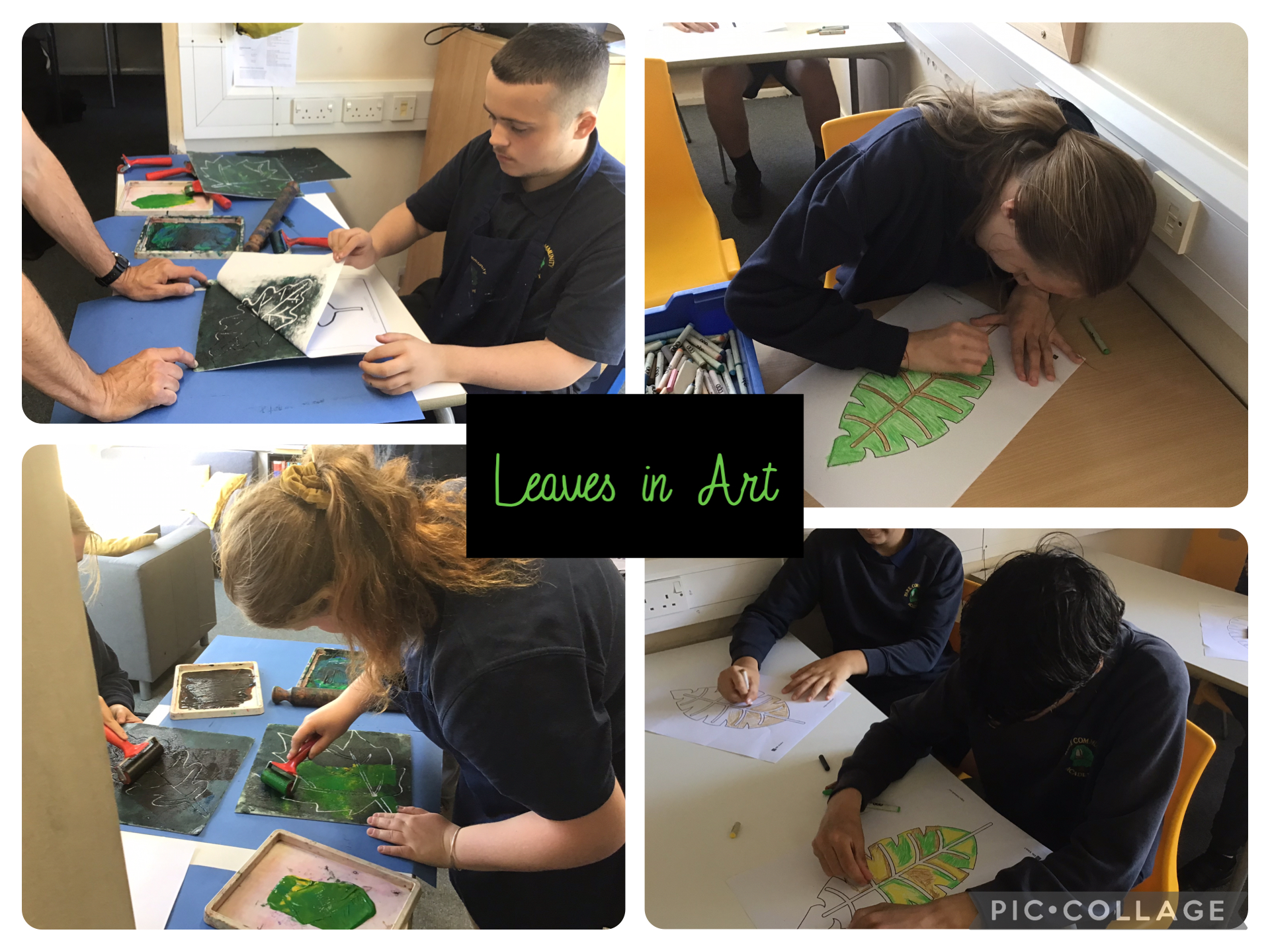 Image of Leaves in Art
