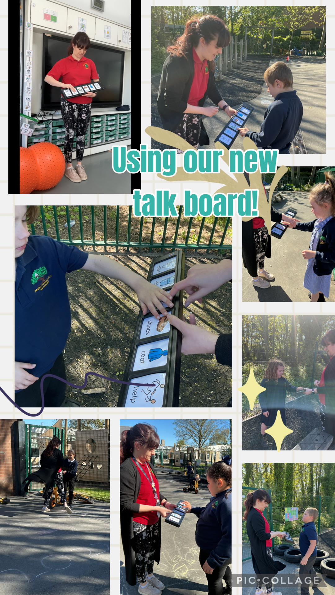 Image of Using our new talk board!