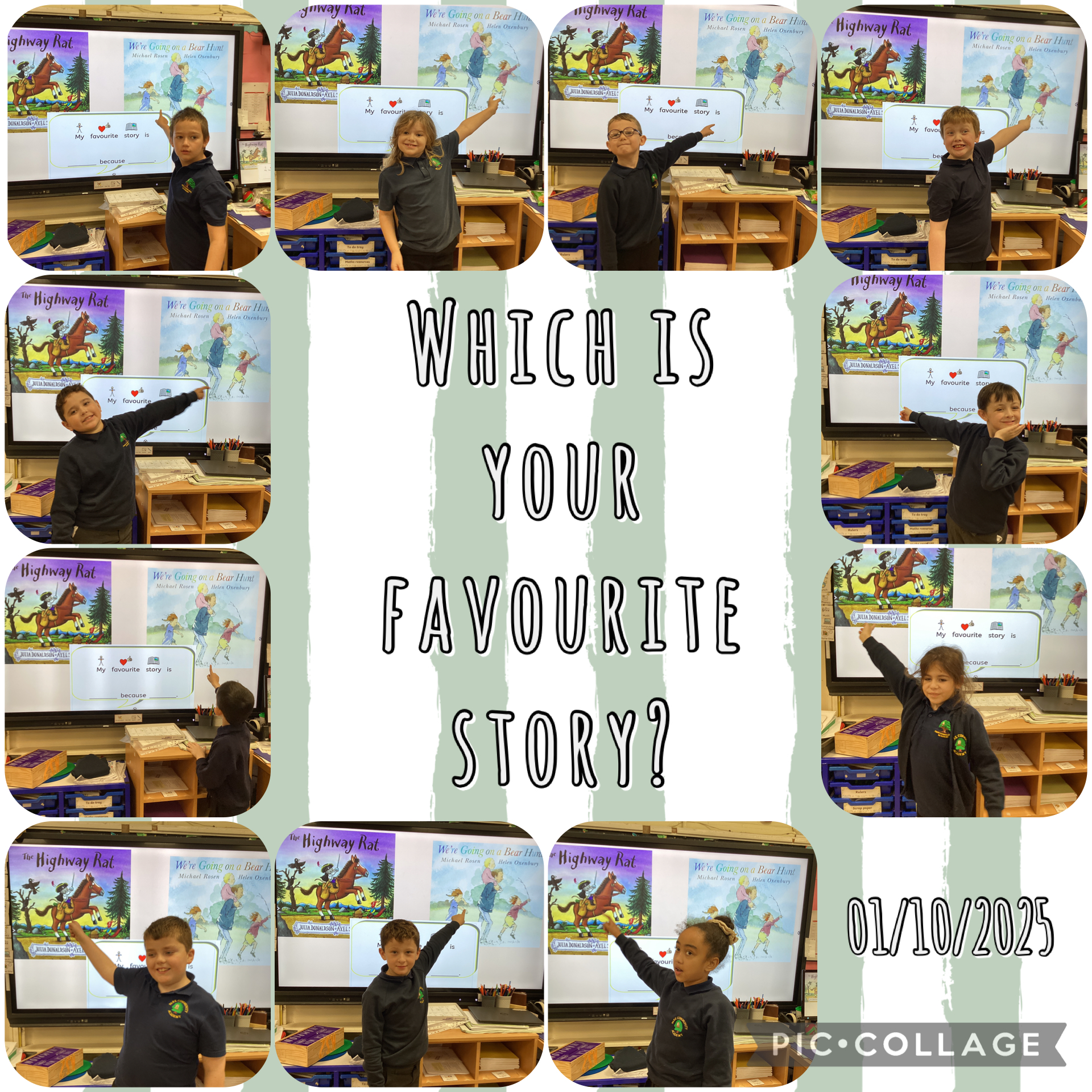 Image of Choosing our favourite story!