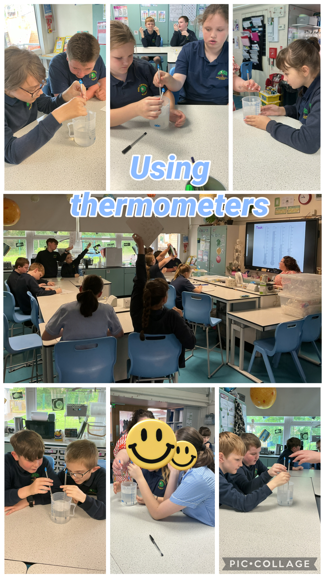 Image of Using thermometers 