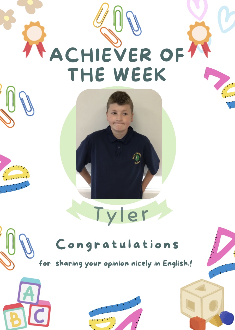 Image of Achiever of the week